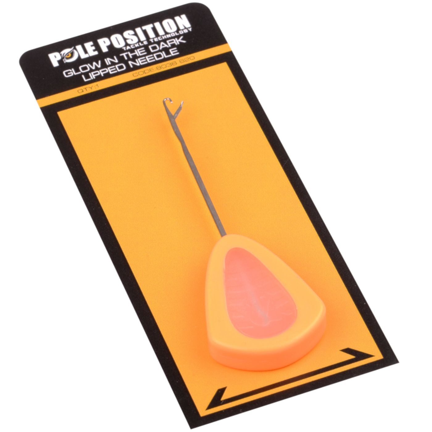 Pole Position Kunstköder Pole Position Glow in the Dark Lipped Needle - Boilienadel