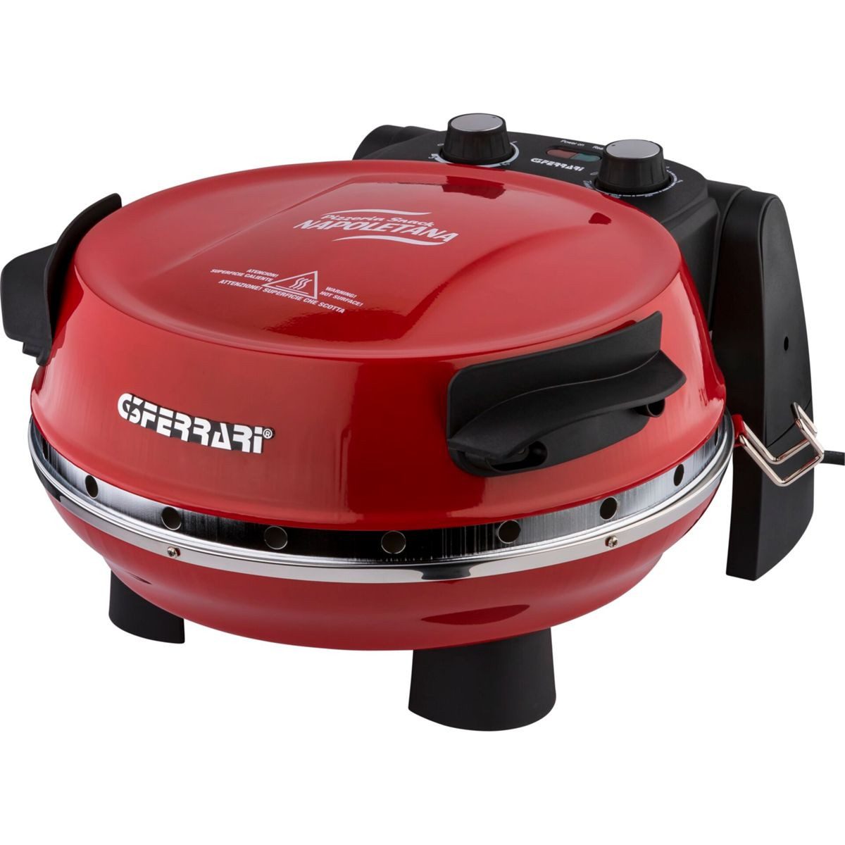 G3 Ferrari Kontaktgrill G3Ferrari G 10032 Napoletana Red Pizzeria Snack