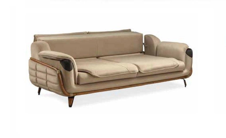 Sessel Sofa Sofagarnitur Set Sitzer Made Luxus Sofas JVmoebel Europe Sofa Relax in Klassisches, 3+3