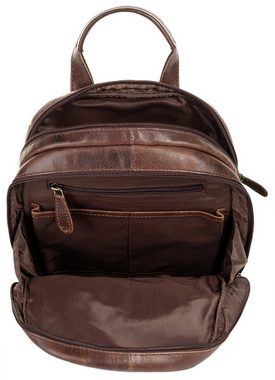 Cluty Cityrucksack, echt Leder