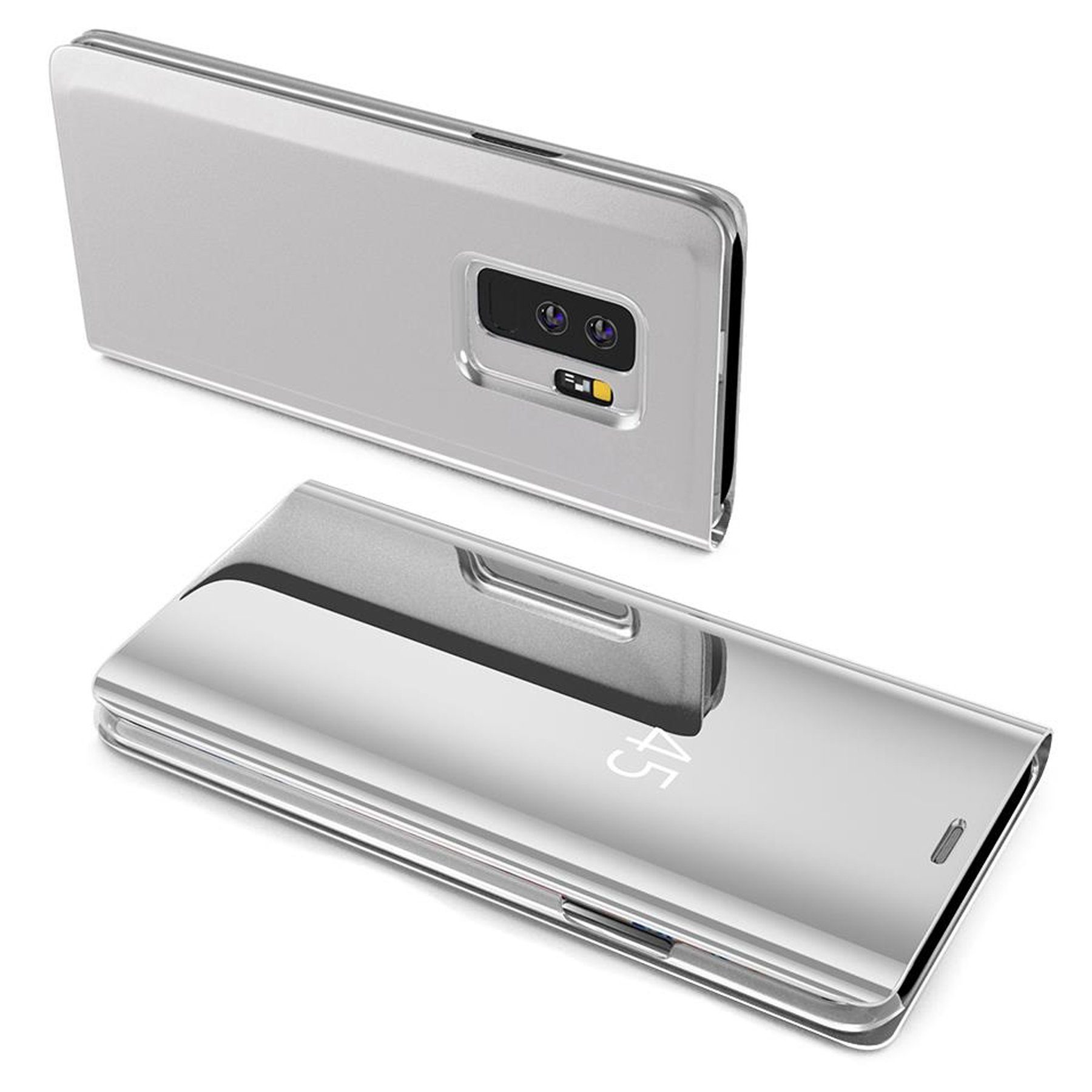 Handyhülle cofi1453® Smart View Spiegel Mirror Smart Cover
