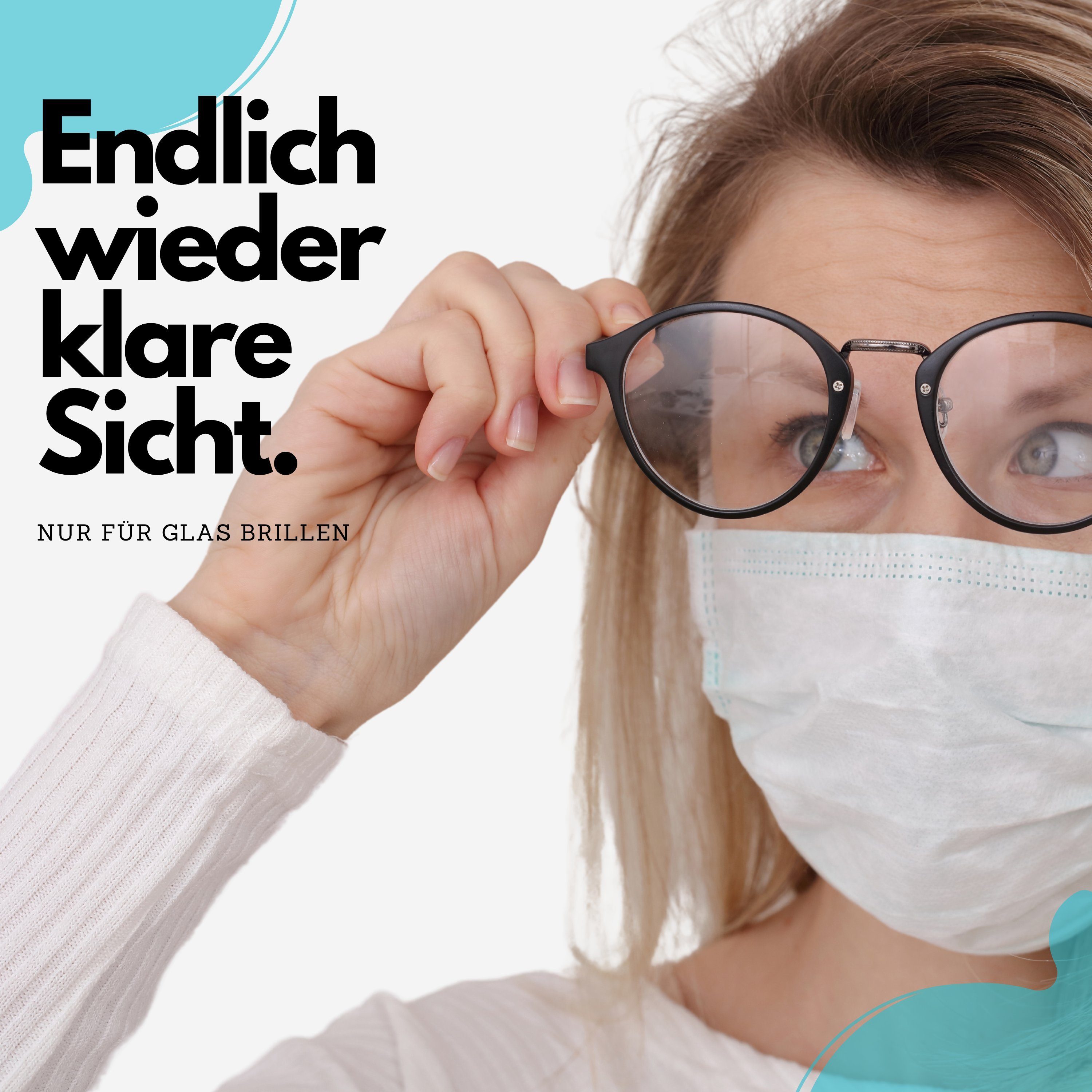 AllBlue products Brille Antibeschlag für Anti Spray, NOFog Brillen Fog 20ml Brillen Putzspray