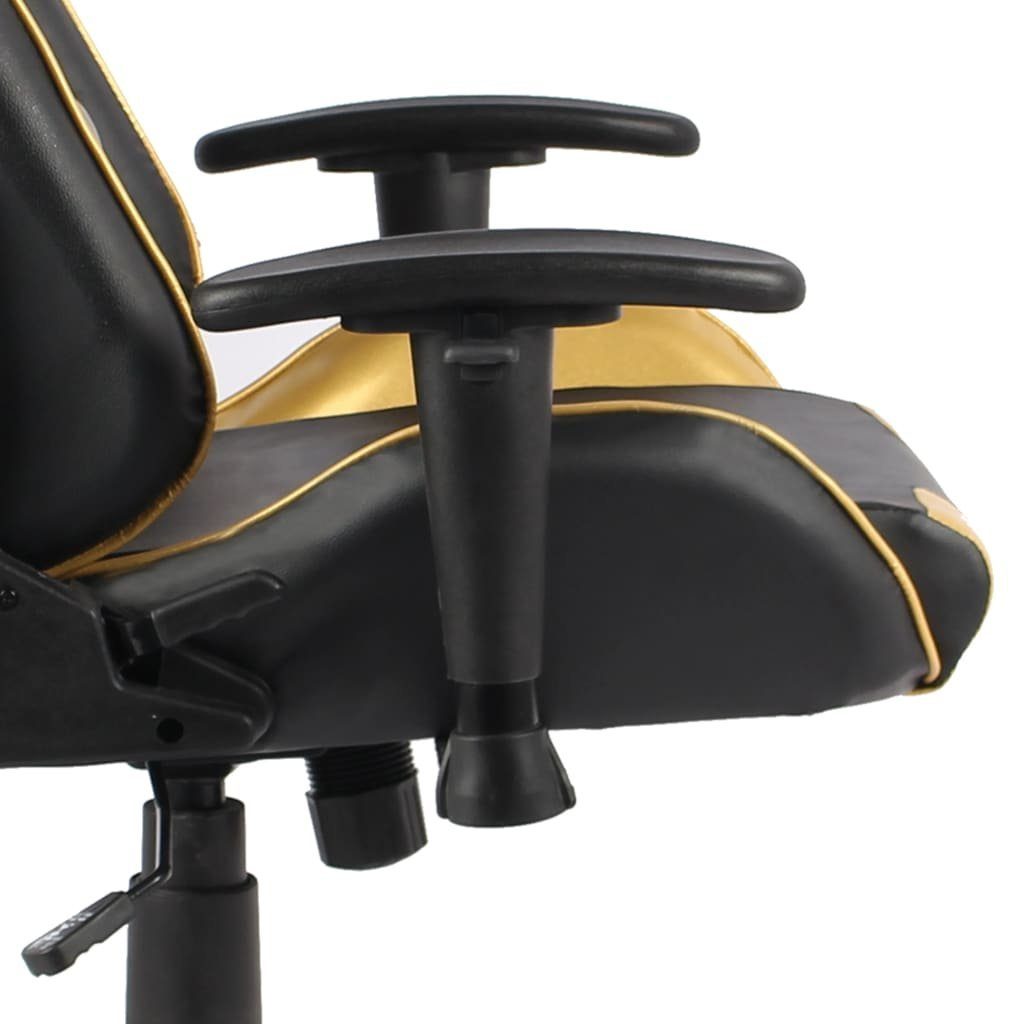 (1 St) Drehbar vidaXL PVC Gold | Gaming-Stuhl Gold Golden Gaming-Stuhl