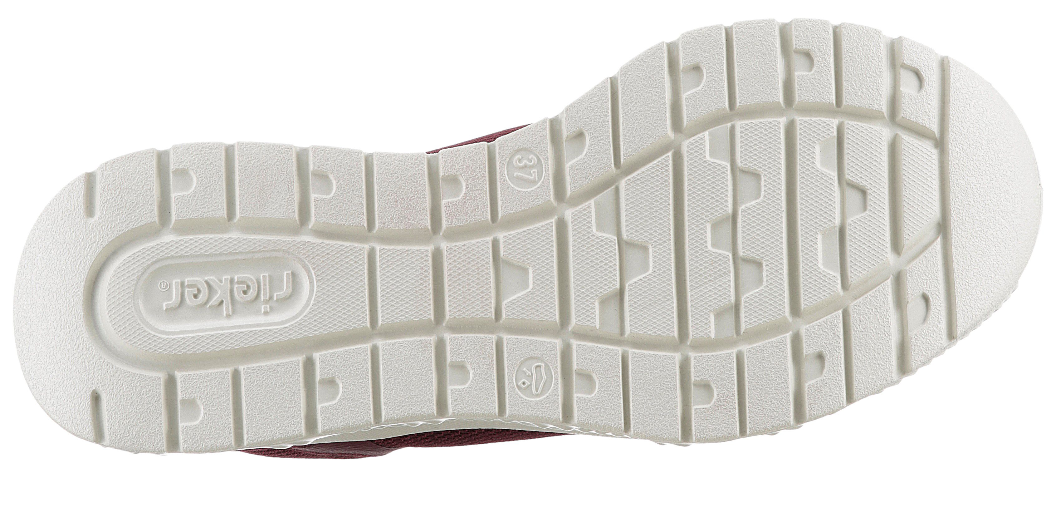 Rieker Sport Slip-On Sneaker, Freizeitschuh, Slipper, Halbschuh mit MemoSoft-Ausstattung
