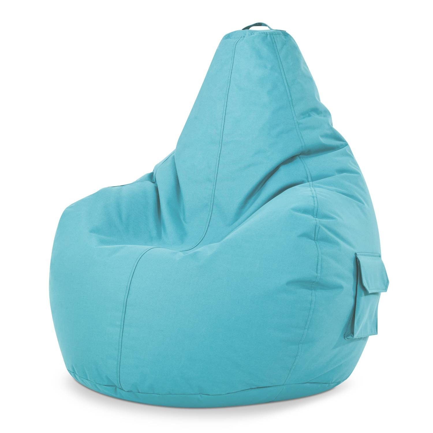 Green Bean Sitzsack Cozy (Sitzsack mit Rückenlehne 80x70x90cm - Gaming Chair mit 230L Füllung, Kuschelig Weich Waschbar), Bean Bag Bodenkissen Lounge Sitzhocker Relax-Sessel Gamer Gamingstuhl