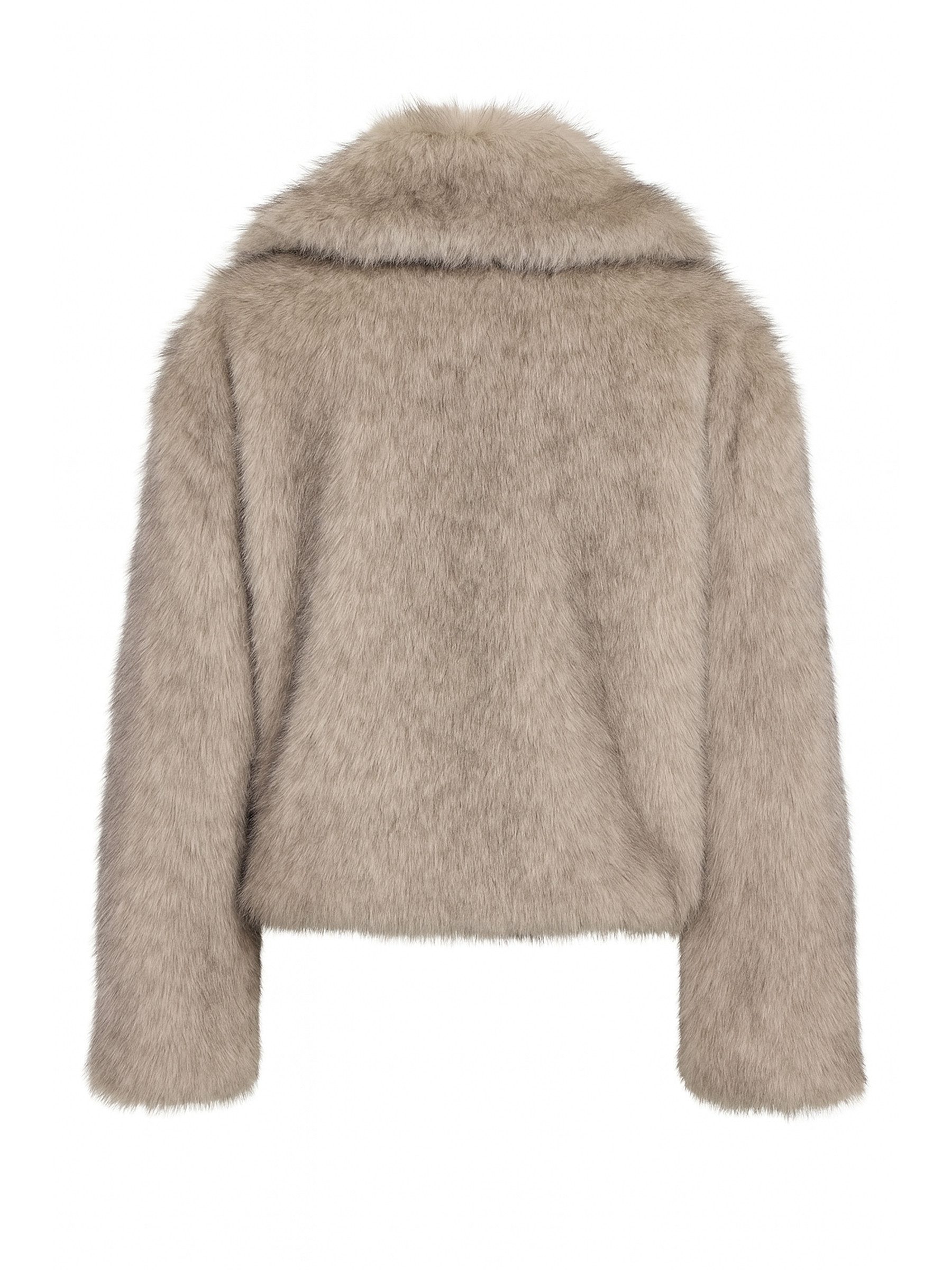 Noisy may Blouson Weicher Kunstfell-Look mit großem Kragen (1-St) NMMOIRA FUR JACKET