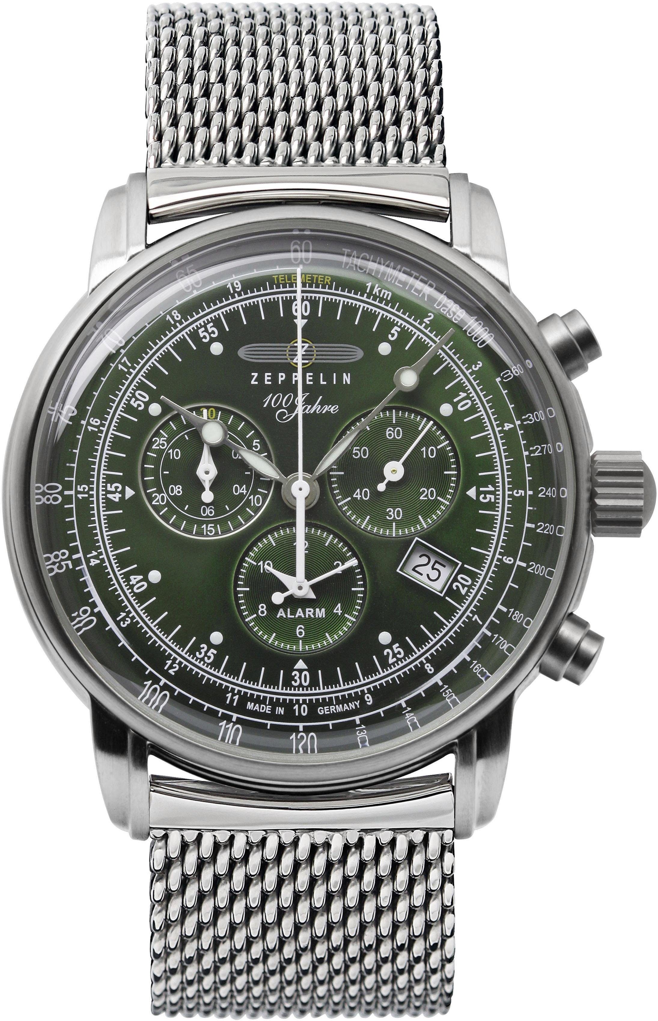ZEPPELIN Chronograph 100 Jahre 8680M-4, Armbanduhr, Quarzuhr, Herrenuhr, Da günstig online kaufen