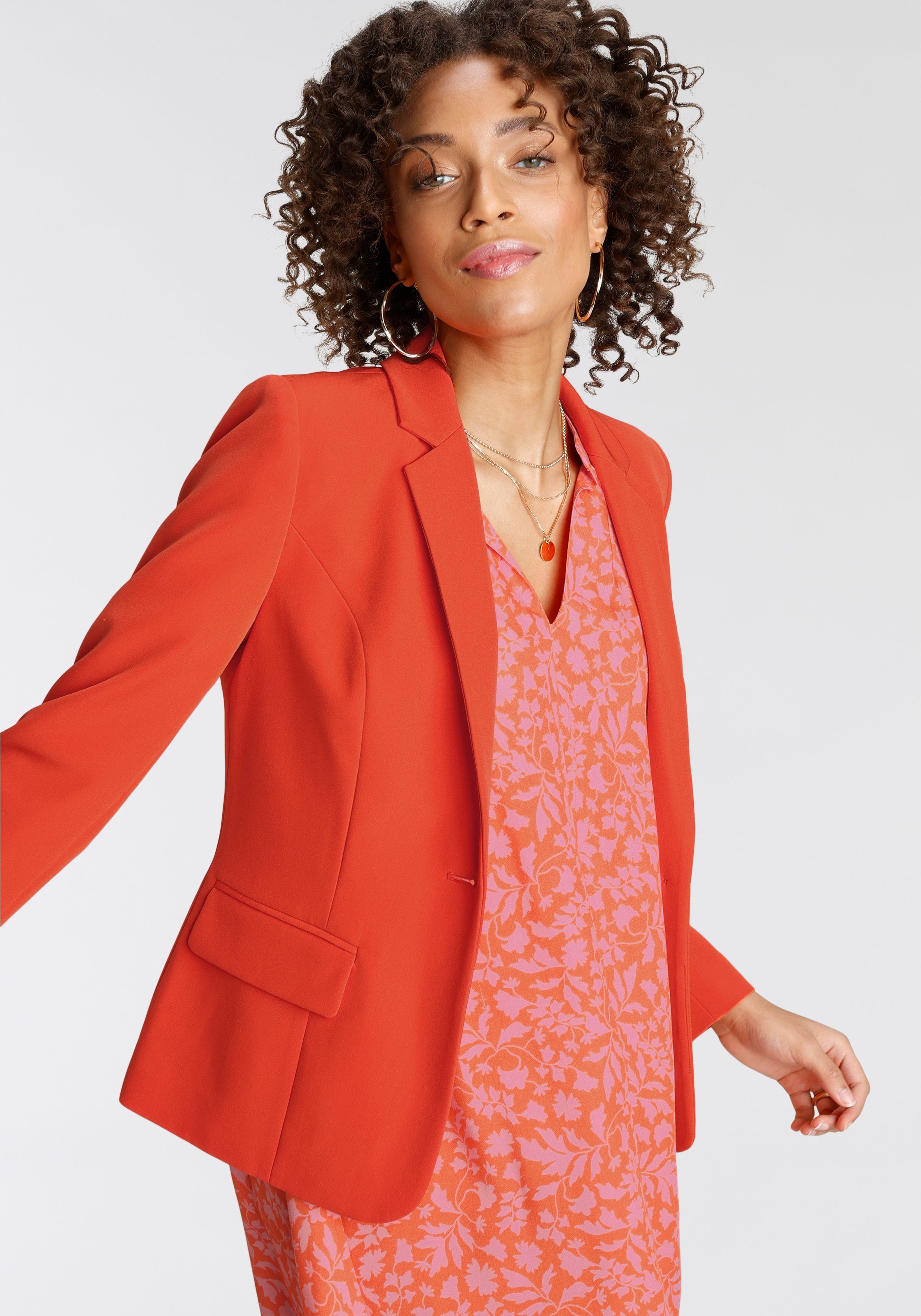 Tamaris Kurzblazer in Trendfarben - mit passender Anzugshose günstig online kaufen