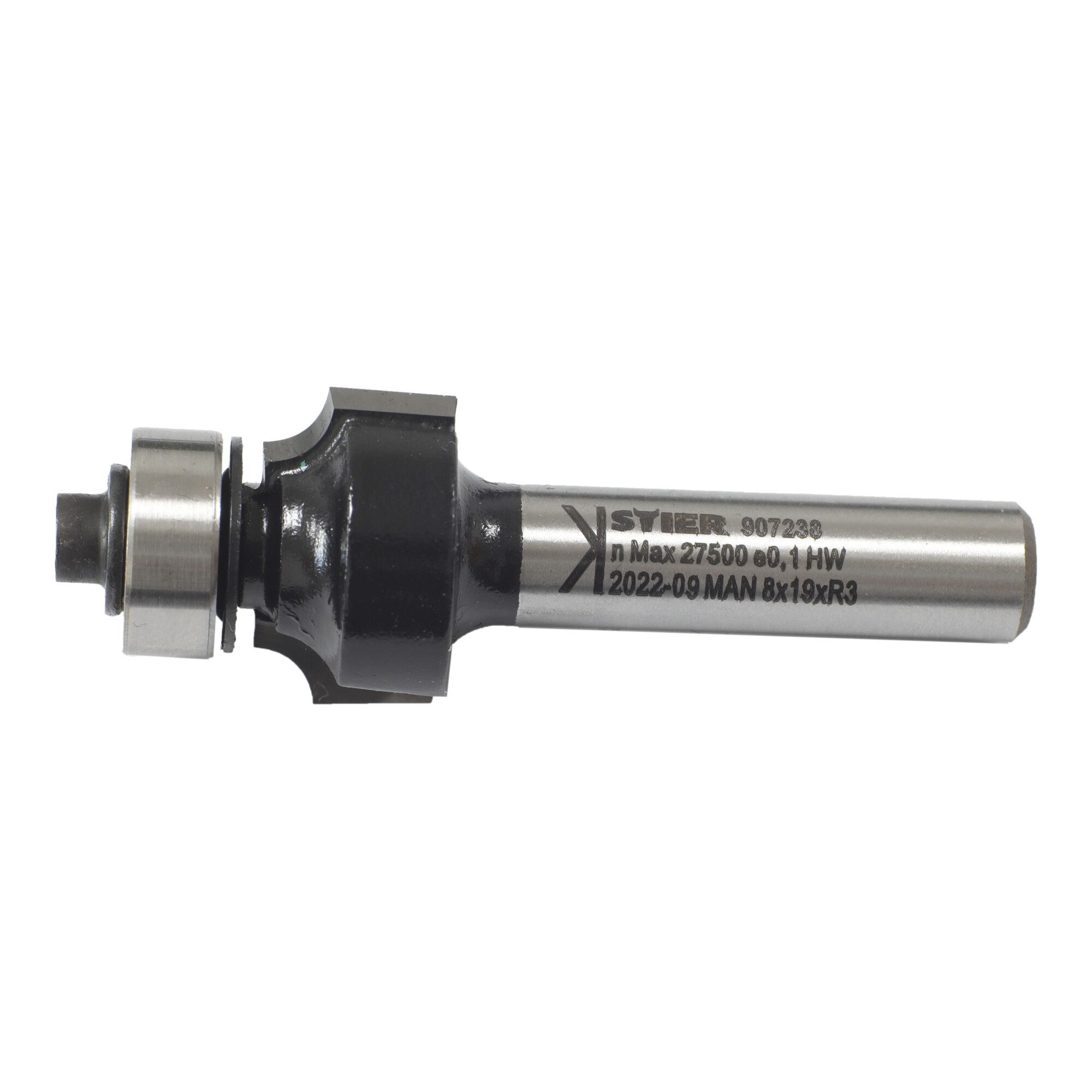 Stier Abrundfräser STIER Abrundfräser D19 x R3 x S8 mm HM (HW)