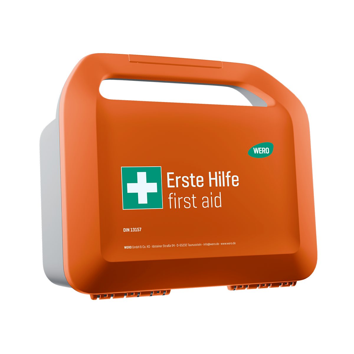 WERO Erste-Hilfe-Koffer Smart Case® klein - Erste-Hilfe-Koffer DIN 13157, (mit Weroplast MasterTex Pflastern)
