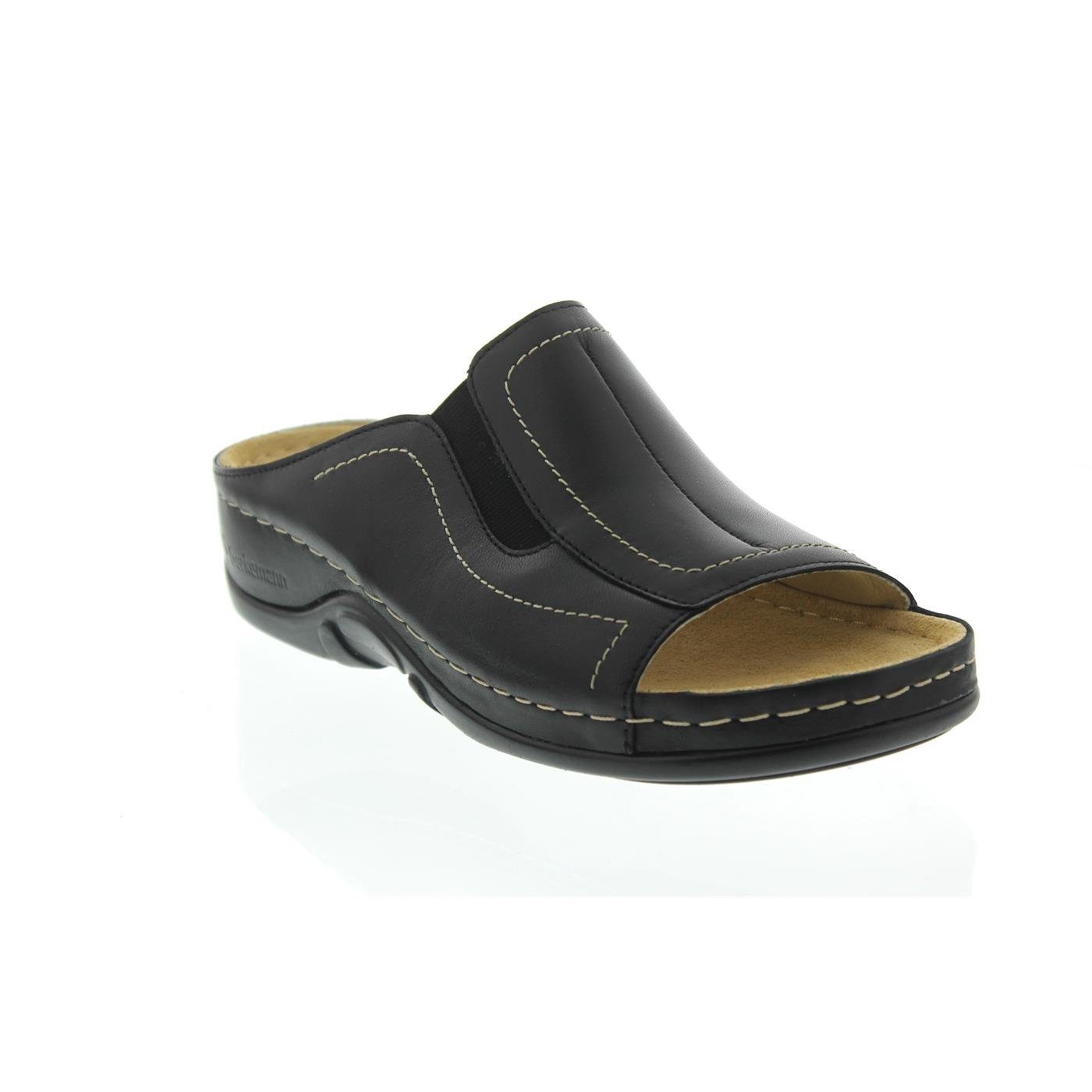 BERKEMANN Berkemann Isabella, schwarz, Glattleder, Pantolette Weite G 1105- günstig online kaufen