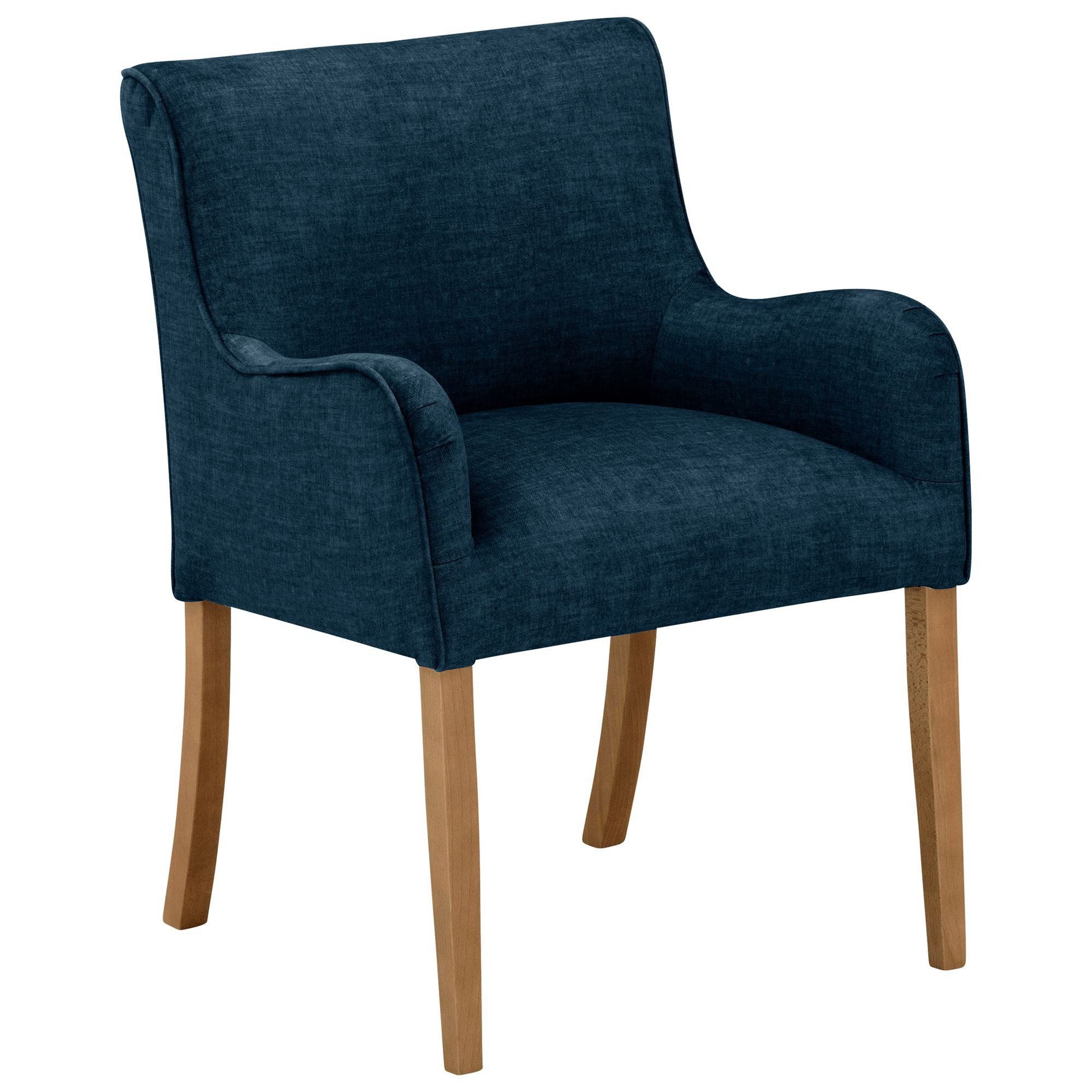 58 aufm Kessel Sessel Polsterstuhl Katryn Samtvelours dunkelblau (Lieferung bis Verwendungsstelle, 1-St., Polsterstuhl), Bezug und Farbe individuell wählbar für persönliches Wohnambiente