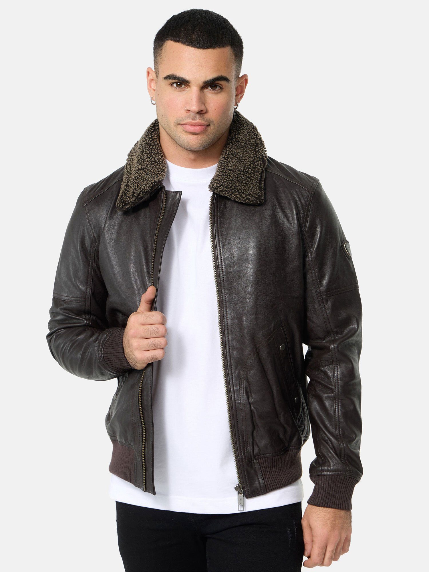 Lederjacke A801