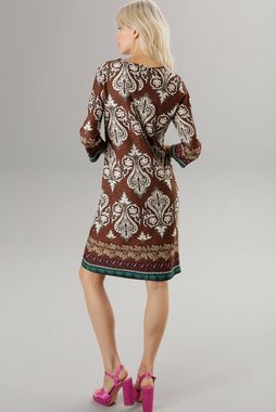 Aniston SELECTED Jerseykleid mit aufgedruckten Bordüren
