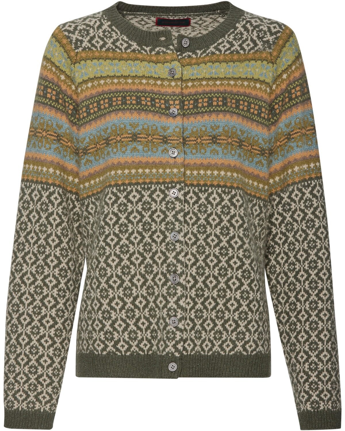 Reitmayer Strickjacke Jacquard-Strickjacke