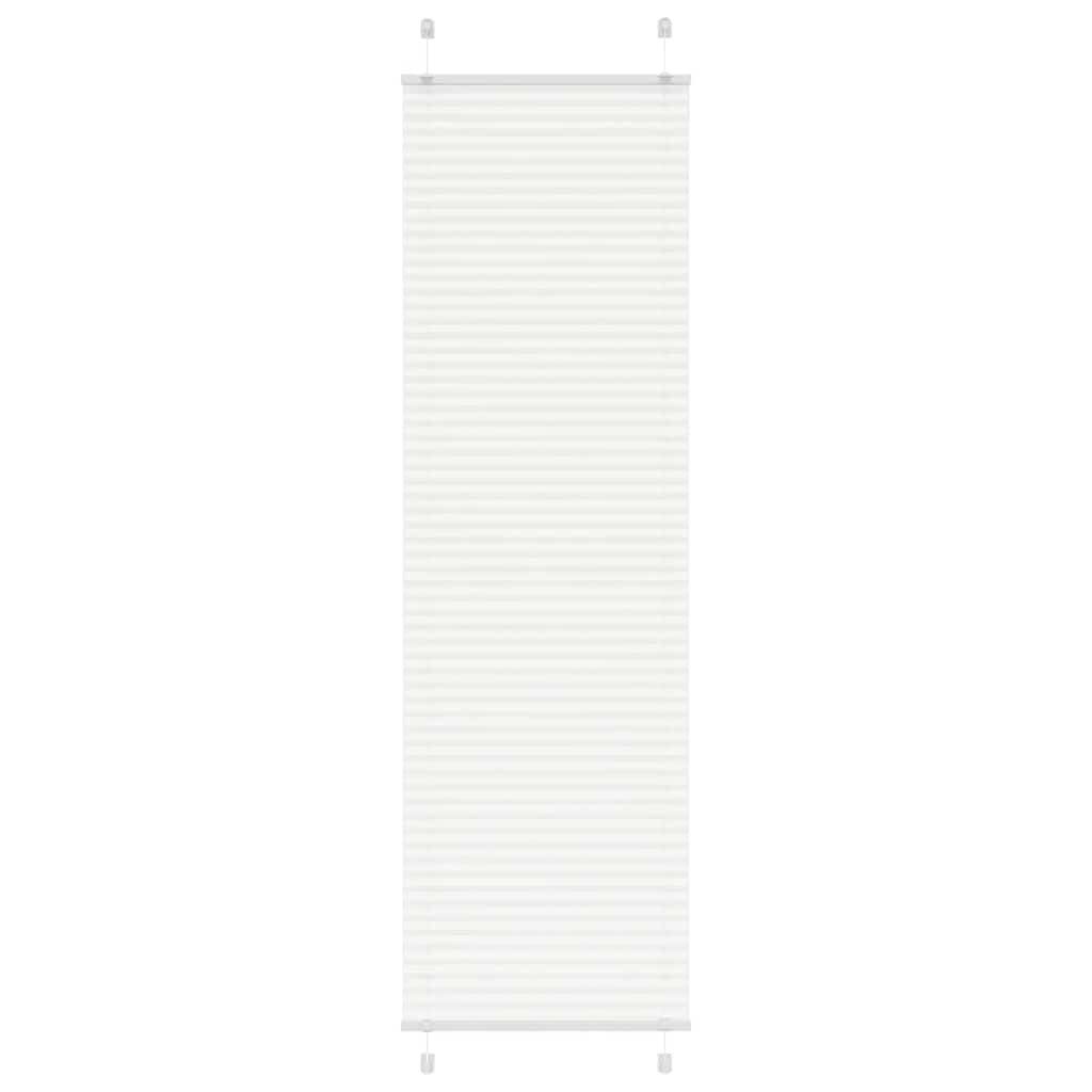 vidaXL Jalousie 55 x 200 cm Plissee Weiß 55x200 cm Stoffbreite 54,4 cm Polyester