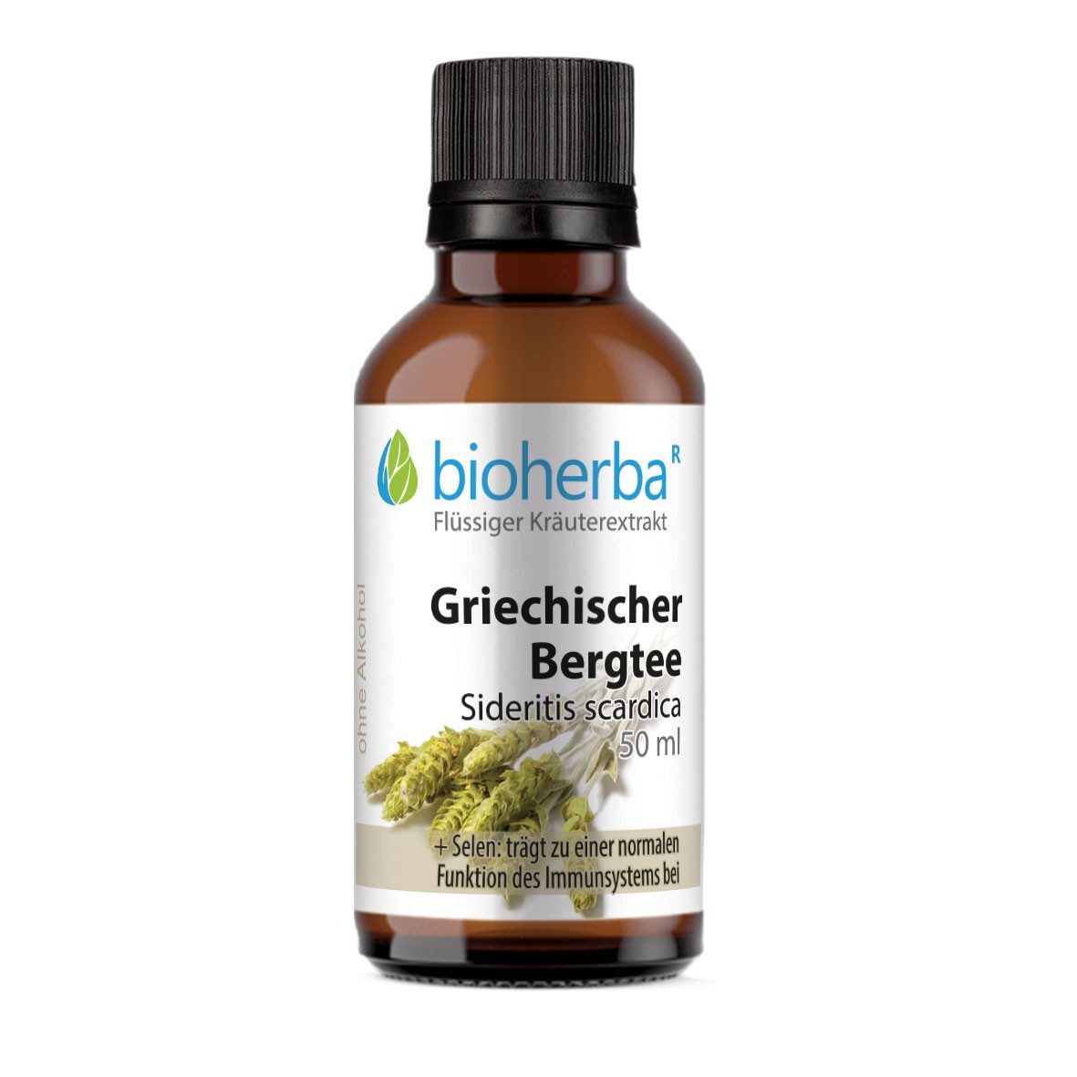 BIOHERBA R Griechischer Bergtee Sideritis scardica Tropfen Tinktur 100 ml Nahrungsergänzungsmittel