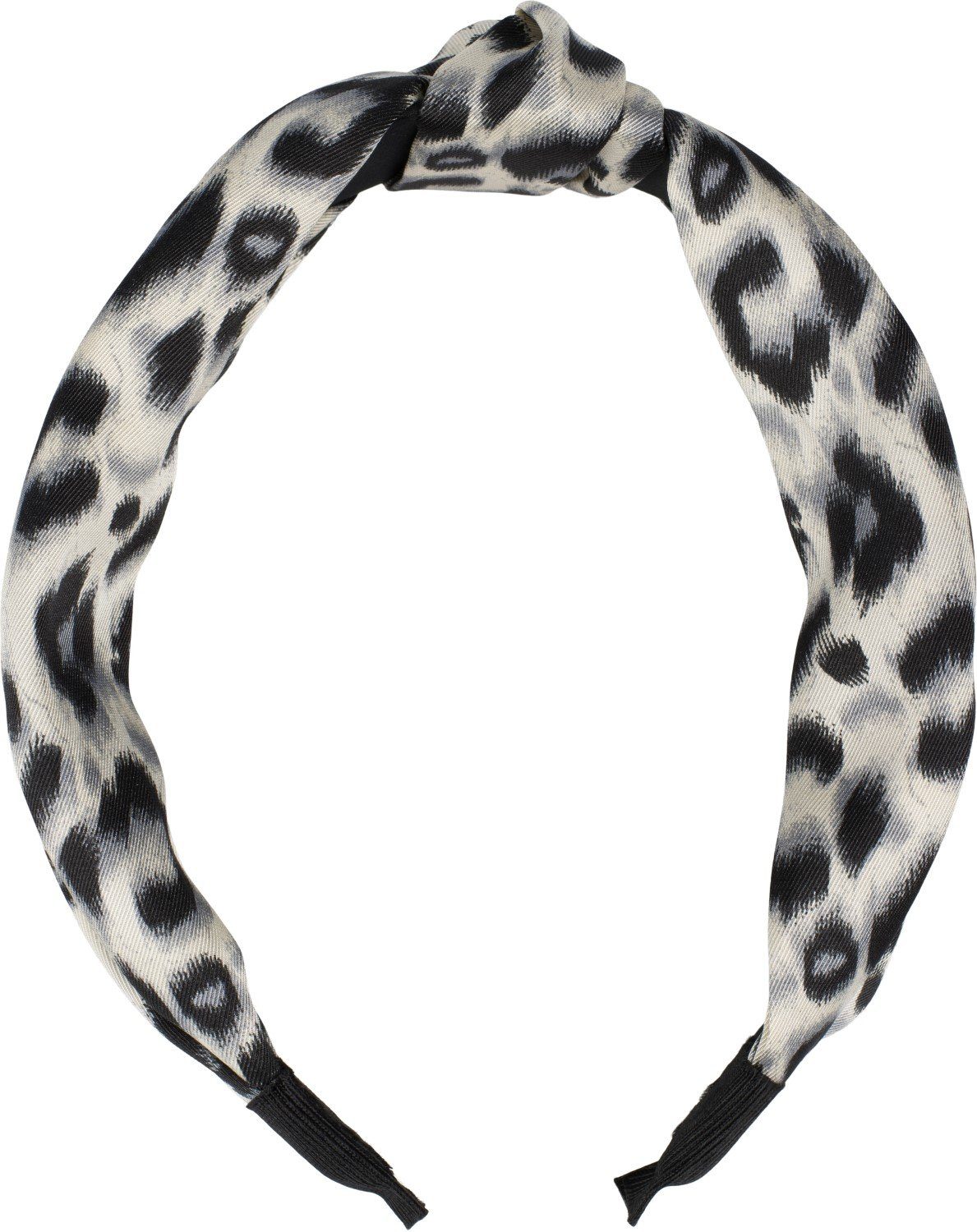 Haarreif Muster mit 1-tlg., Leoparden Haarband, Weiß-Grau-Schwarz styleBREAKER