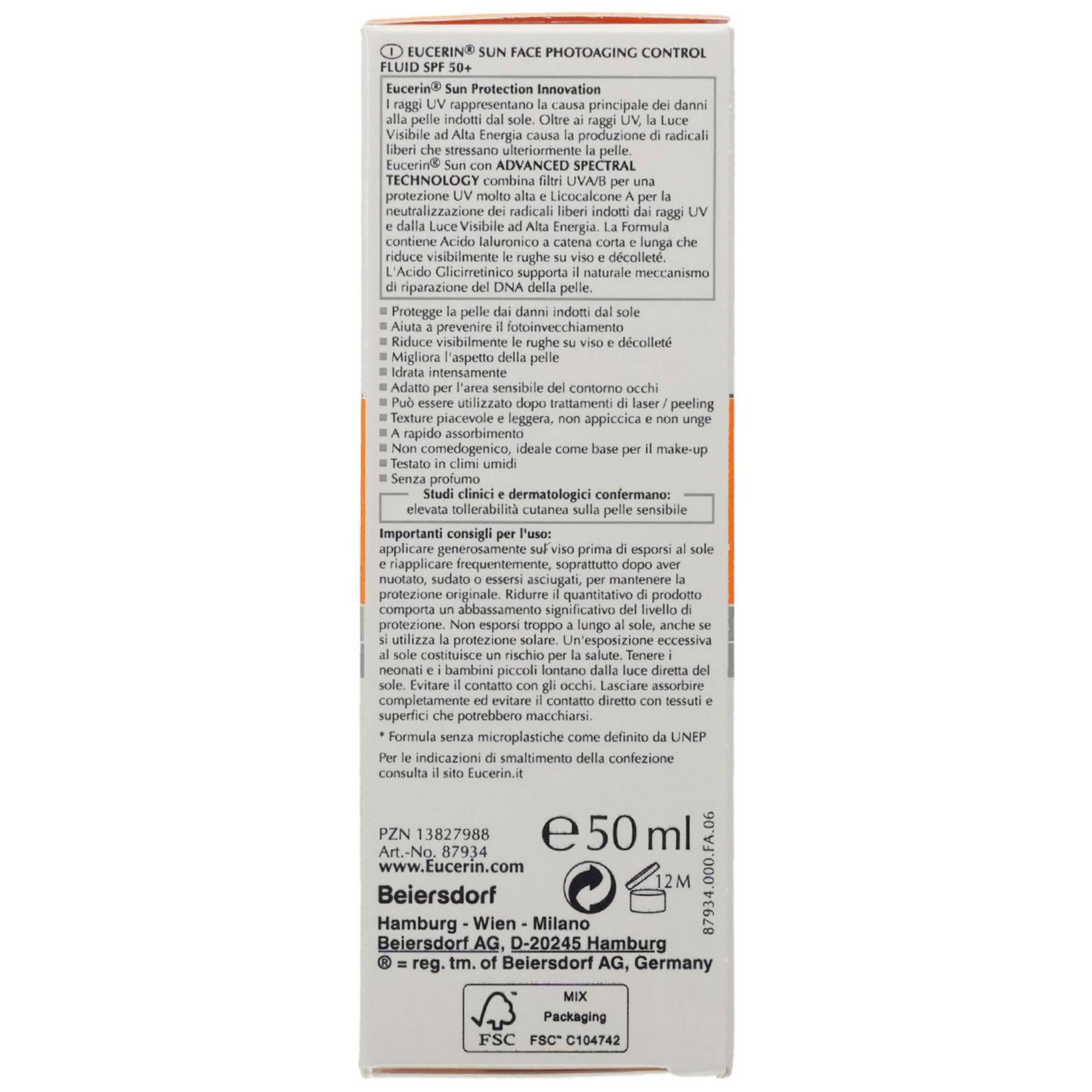 Eucerin Sonnenschutzcreme EUCERIN Sun Fluid PhotoAging Control LSF 50 50ml PZN 13827988