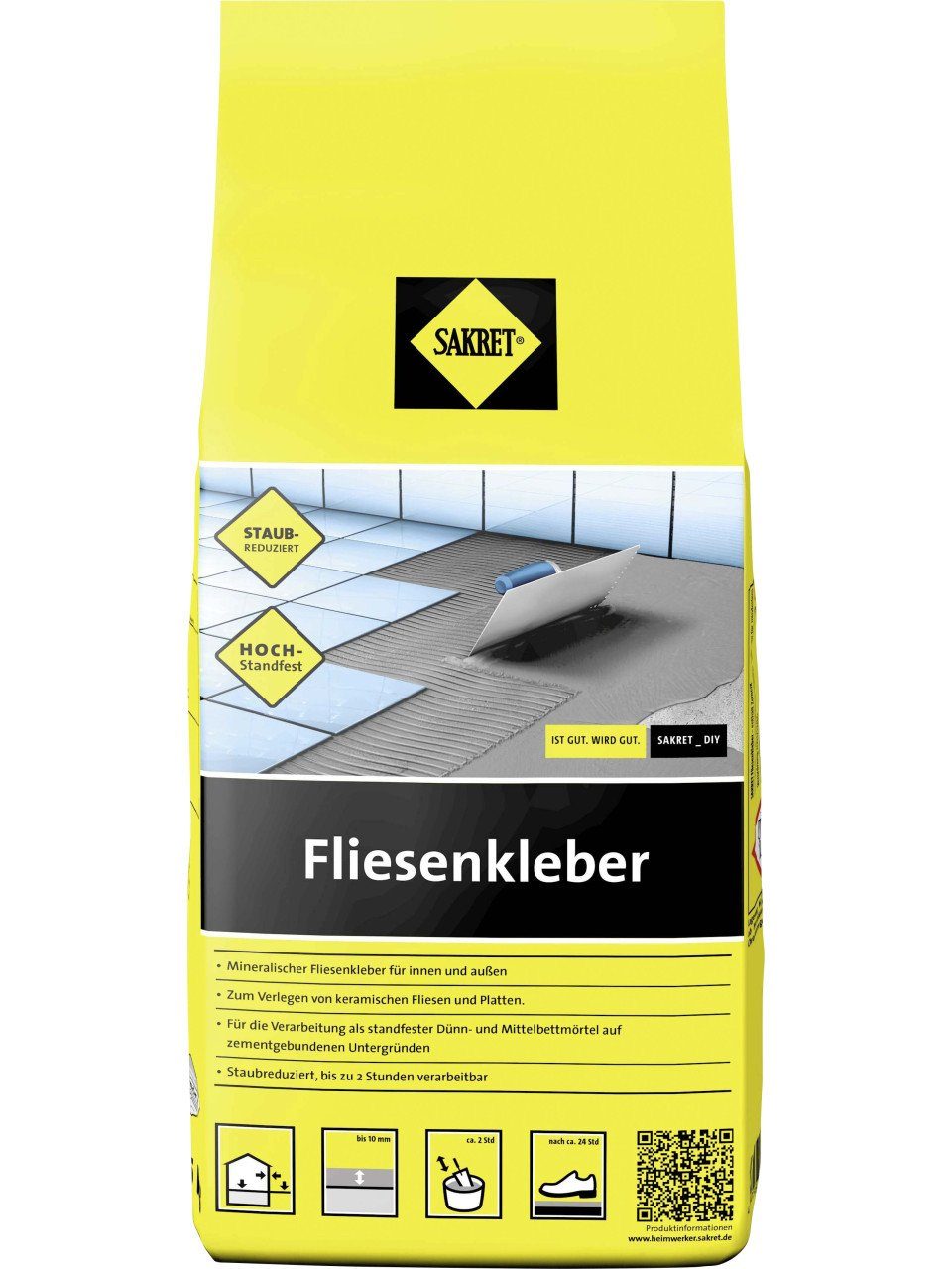 Sakret Fliesenaufkleber Sakret Fliesenkleber 5 kg günstig online kaufen