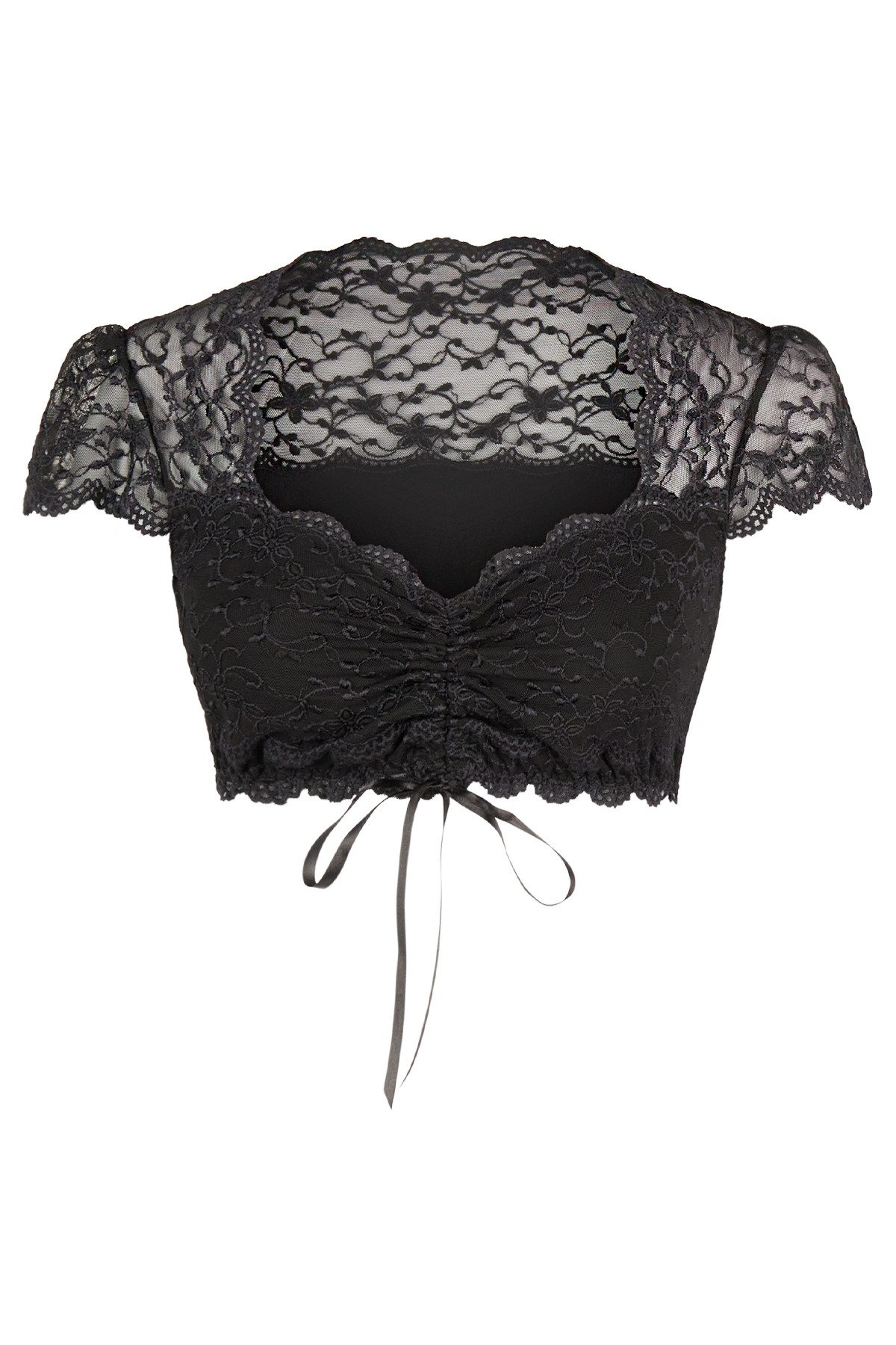 Nina Von C. Dirndlbluse mit herzförmigem günstig online kaufen