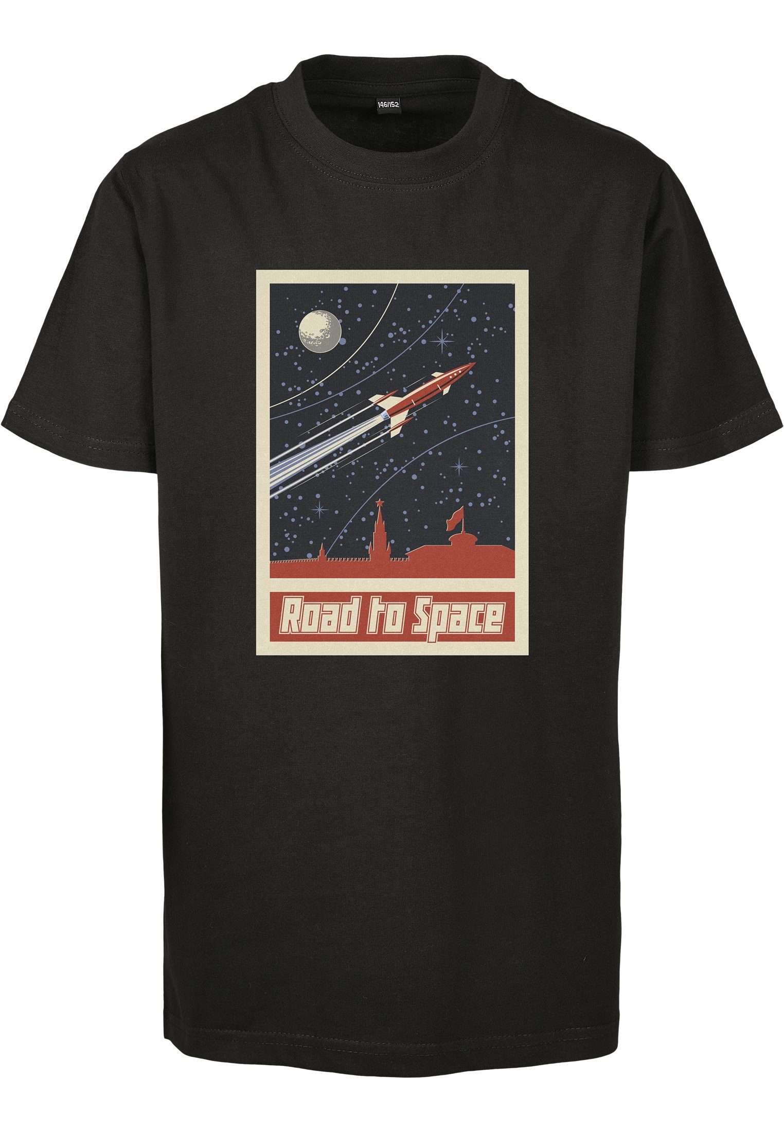 MisterTee Kurzarmshirt Herren Kids Road To Space Tee (1-tlg)