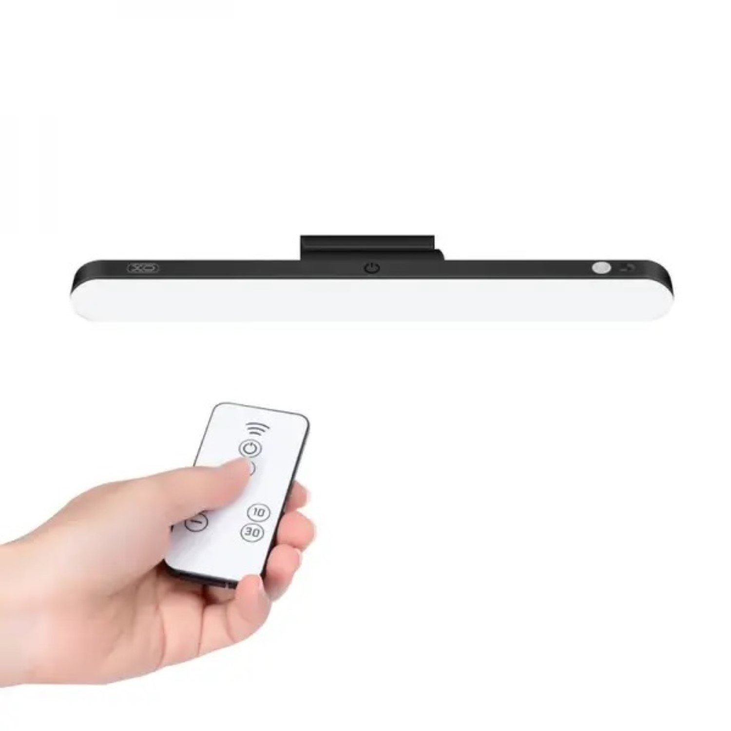 XO LED Lichtleiste Magnetlampe Touch-LED magnetischer Befestigung+Fernbedienung Schwarz