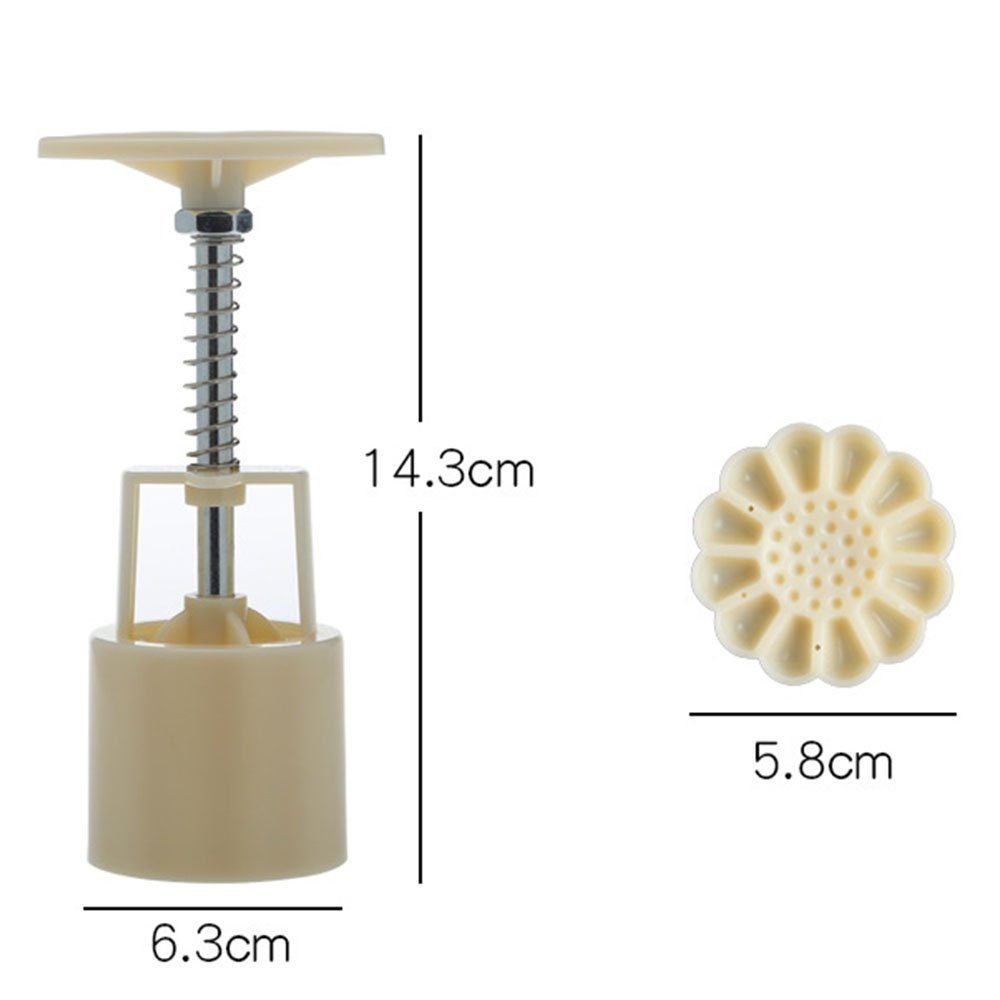 Mooncake Stamp Satz HIBNOPN Form Obstkuchenform (1-tlg) 1 Cookie 50G,