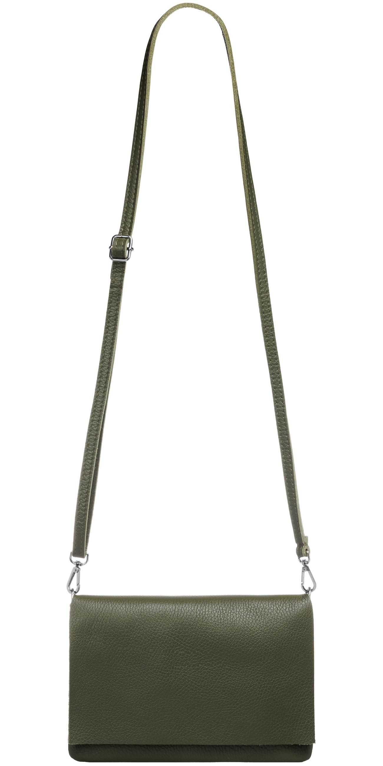 Caspar Clutch Abendtasche Stilvolle Damen Leder Tasche -CLASSIC LINE- Modell No.839, leicht, elegant & unempfindlich - 100% Echtleder - Handmade in Italy