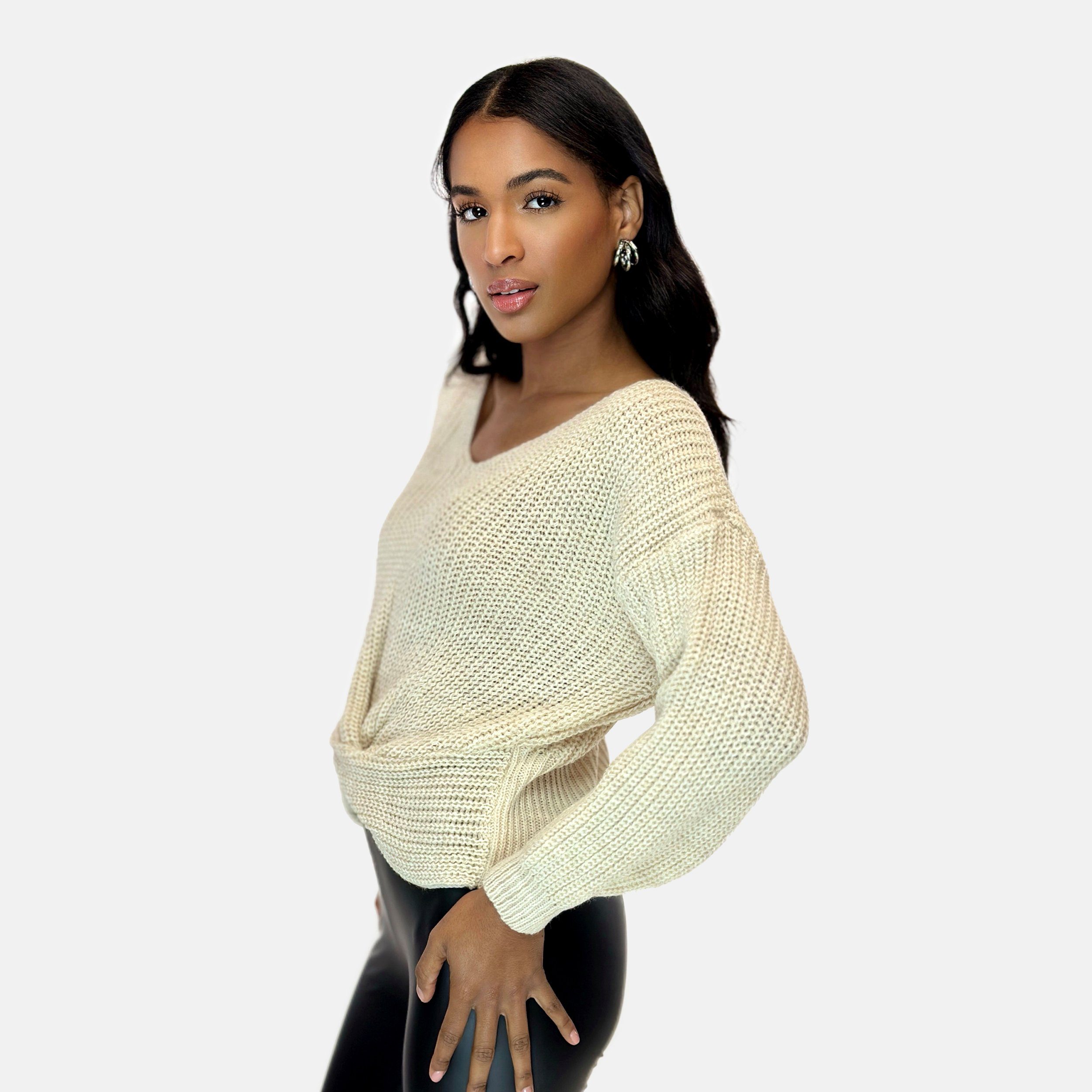 Elara Strickpullover Elara Damen Strickpullover (1-tlg) günstig online kaufen