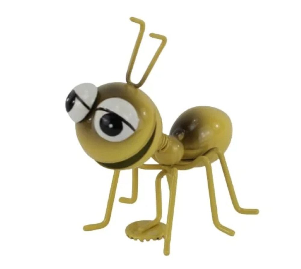 Holzwurm GmbH Dekofigur Ameise Magnet, Metallameise, Blechfigur, Garten - Tischdeko Figur (1 St), Mit integriertem Magnet / Geschenkidee für Tier- und Gartenfreunde.