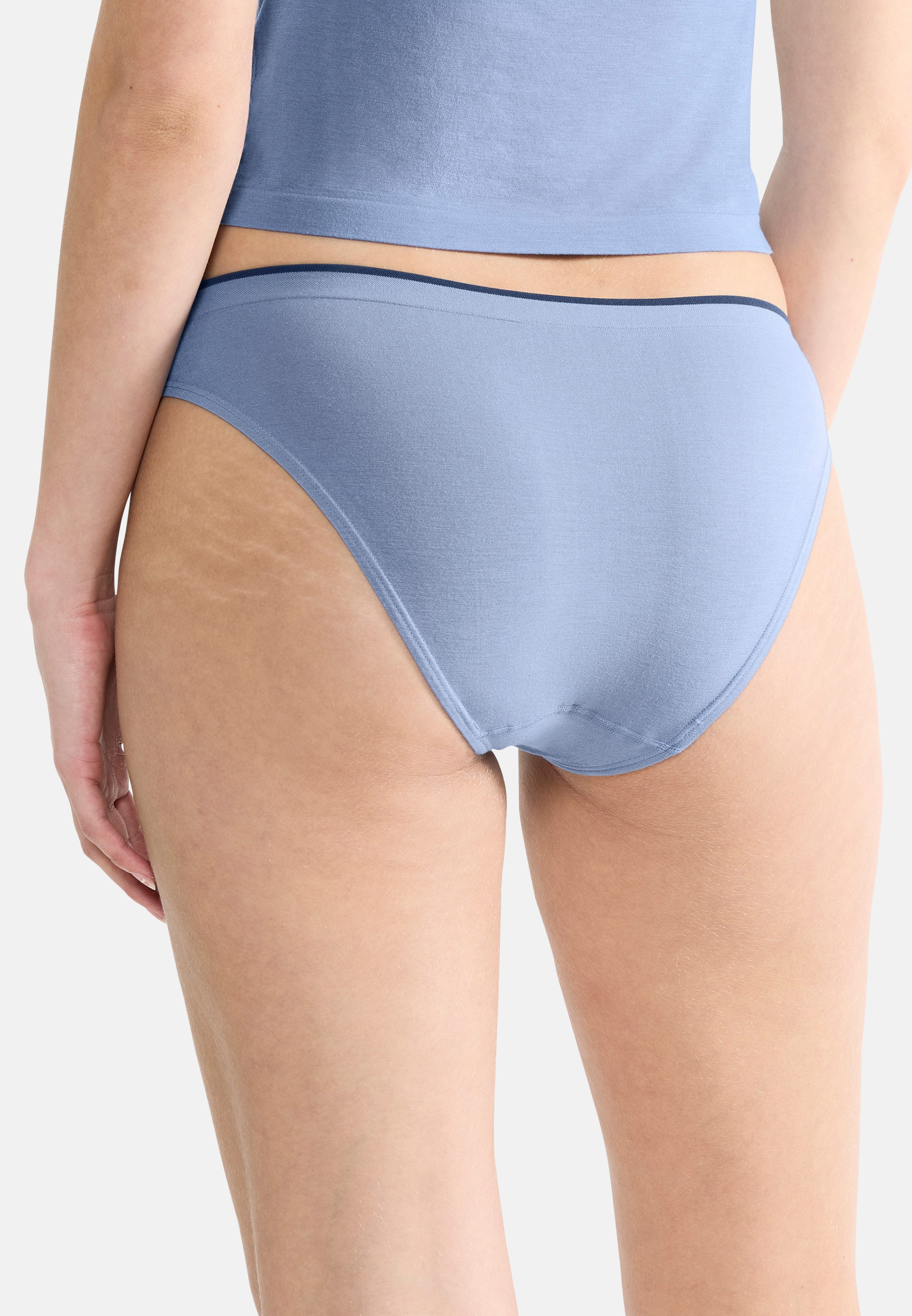 sloggi Bikinislip 2er Pack GO Sense (Spar-Set, 2-St) Slip - Nahtlos - High leg Slip im modernen puristischen Design