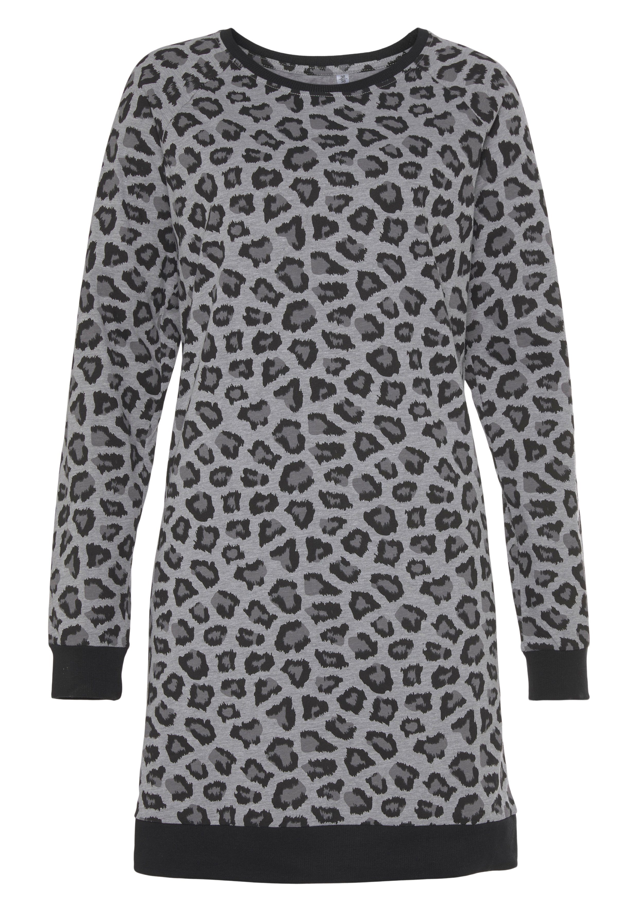 Vivance Dreams Nachthemd (1-teilig) mit tonalem Animalprint günstig online kaufen