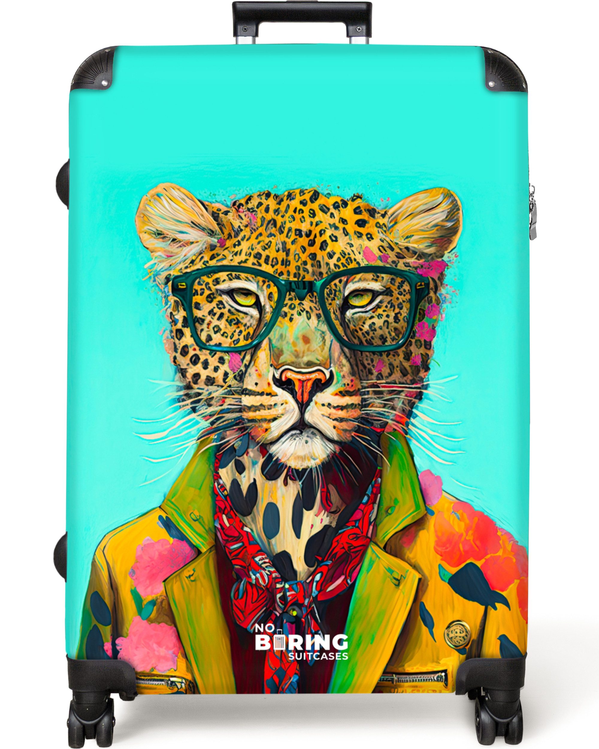 NoBoringSuitcases.com© Hartschalen-Trolley Tier - Brille - günstig online kaufen