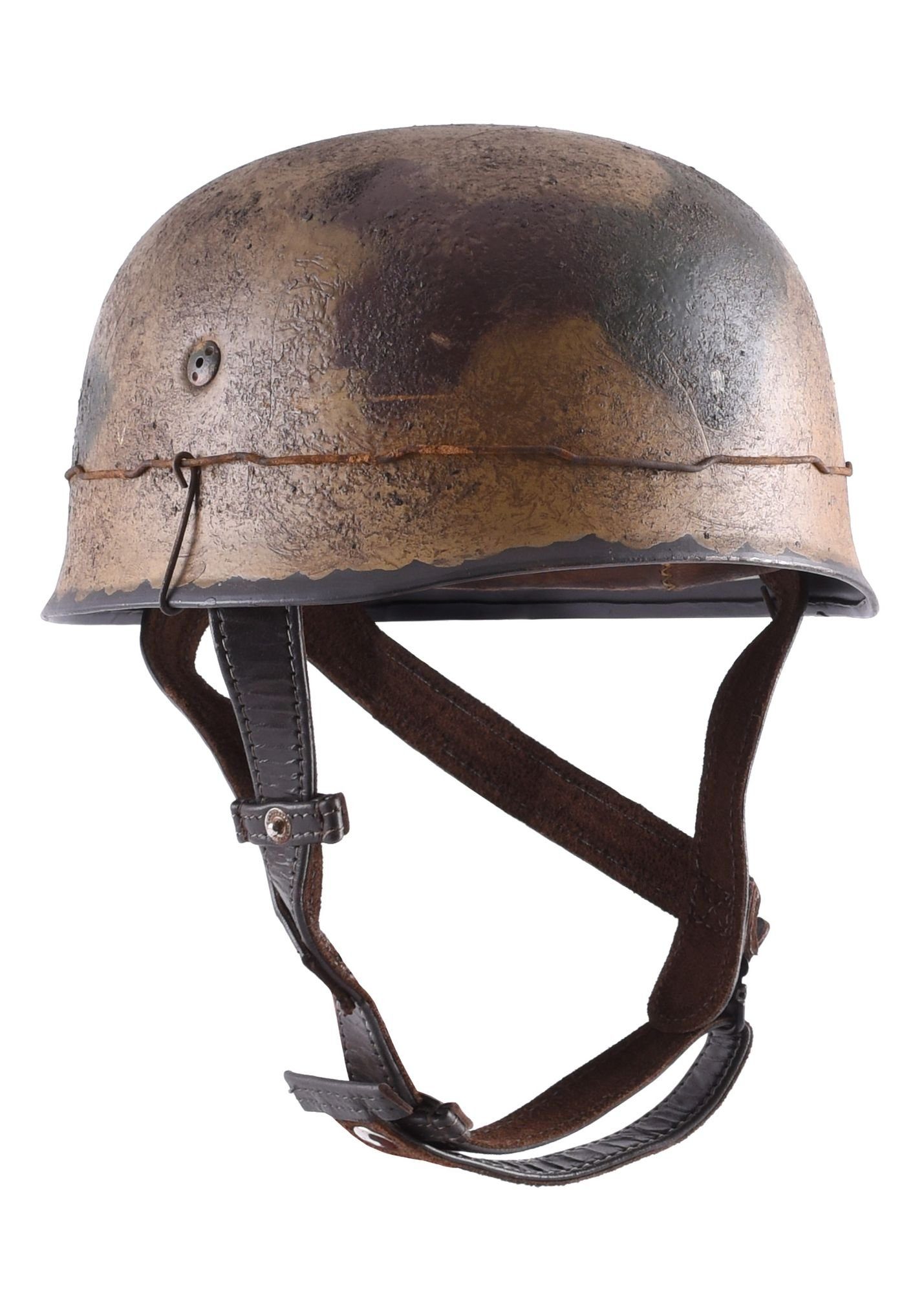 Ritter-Kostüm Deutscher Fallschirmjäger-Helm M38 mit Camo-Finish