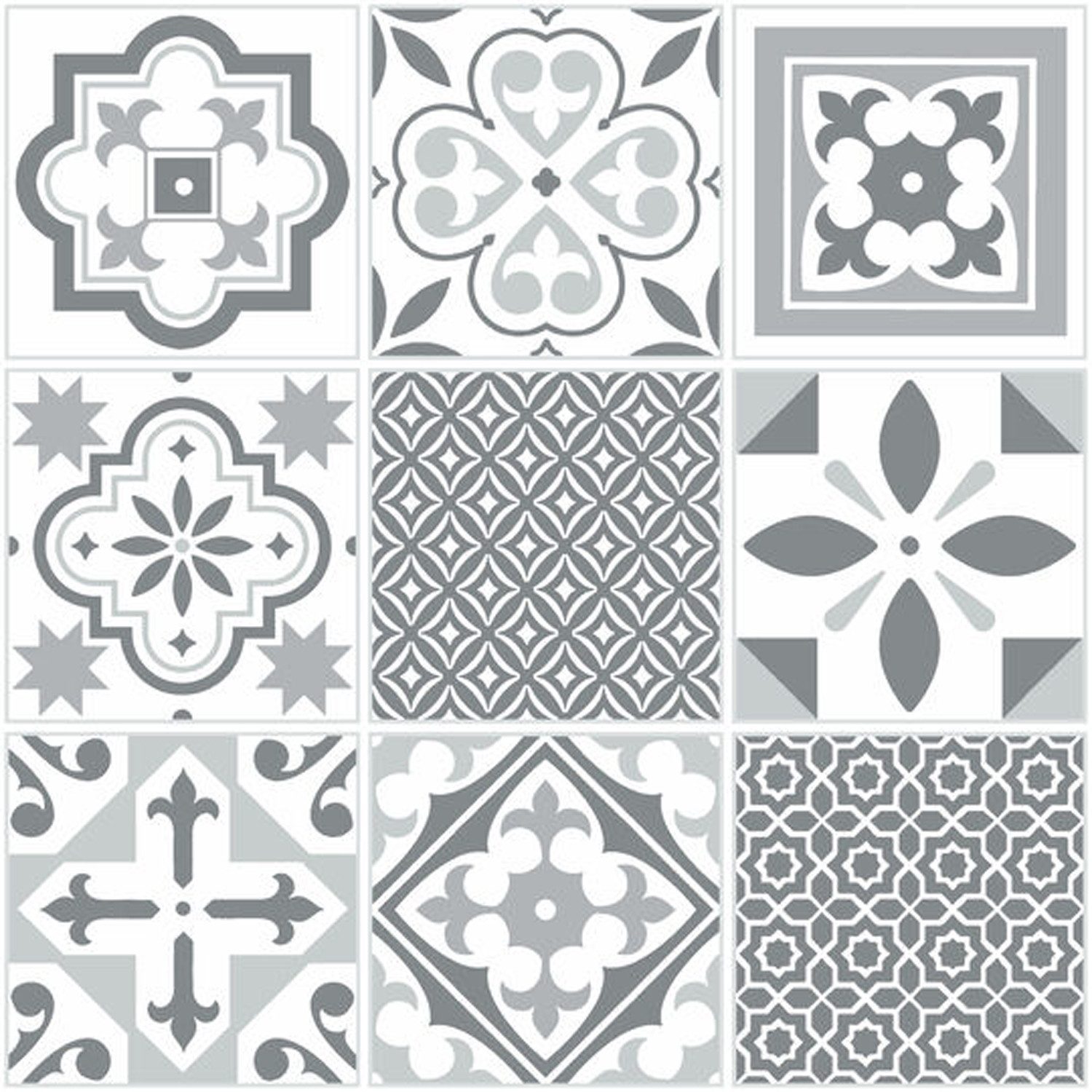 d-c-fix Bodenfliese 16,99€/qm Klebefliesen für Boden & Wand PVC Fliesen selbstklebend, 274-5061 I Oriental Tiles, Bodenbelag selbstklebend - Für Küche, Bad / Badezimmer & Wohnzimmer