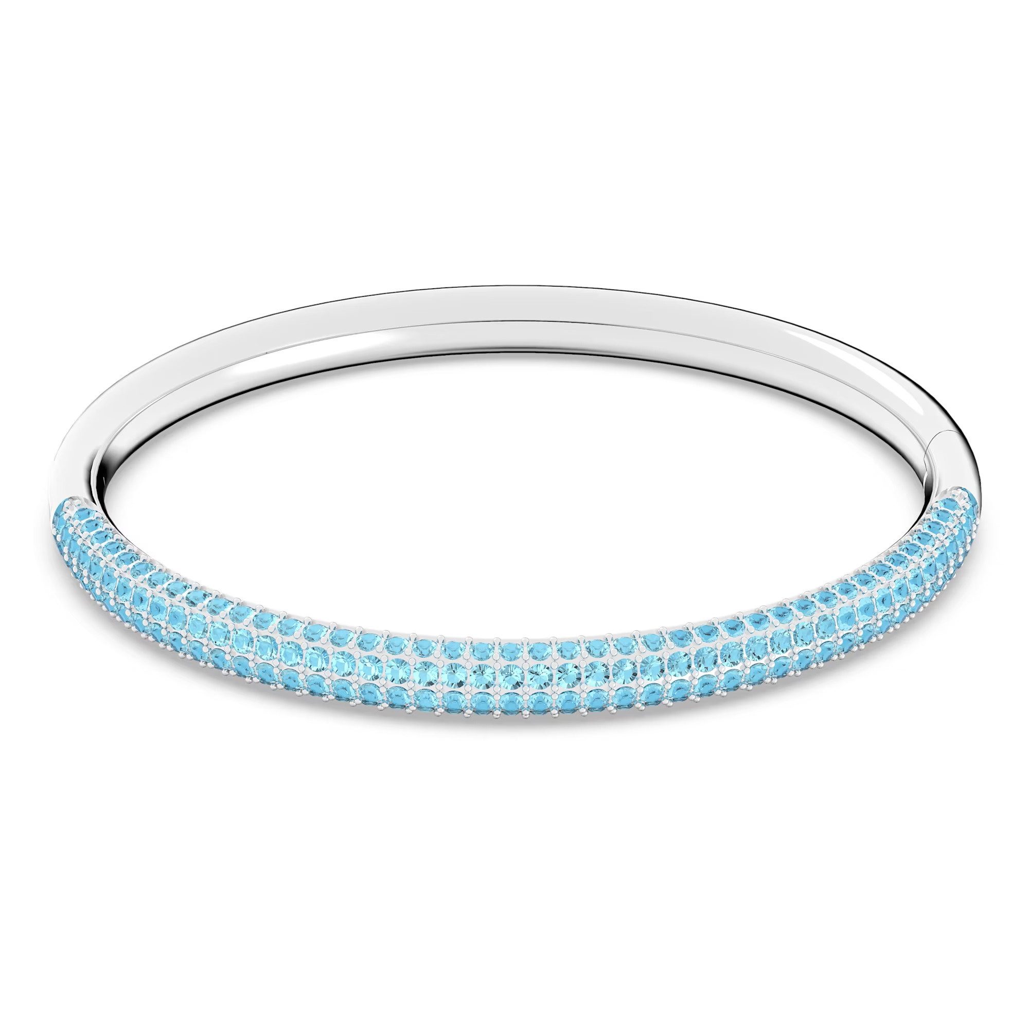 Swarovski Armreif Dextera Armreif Blau, Edelstahl günstig online kaufen