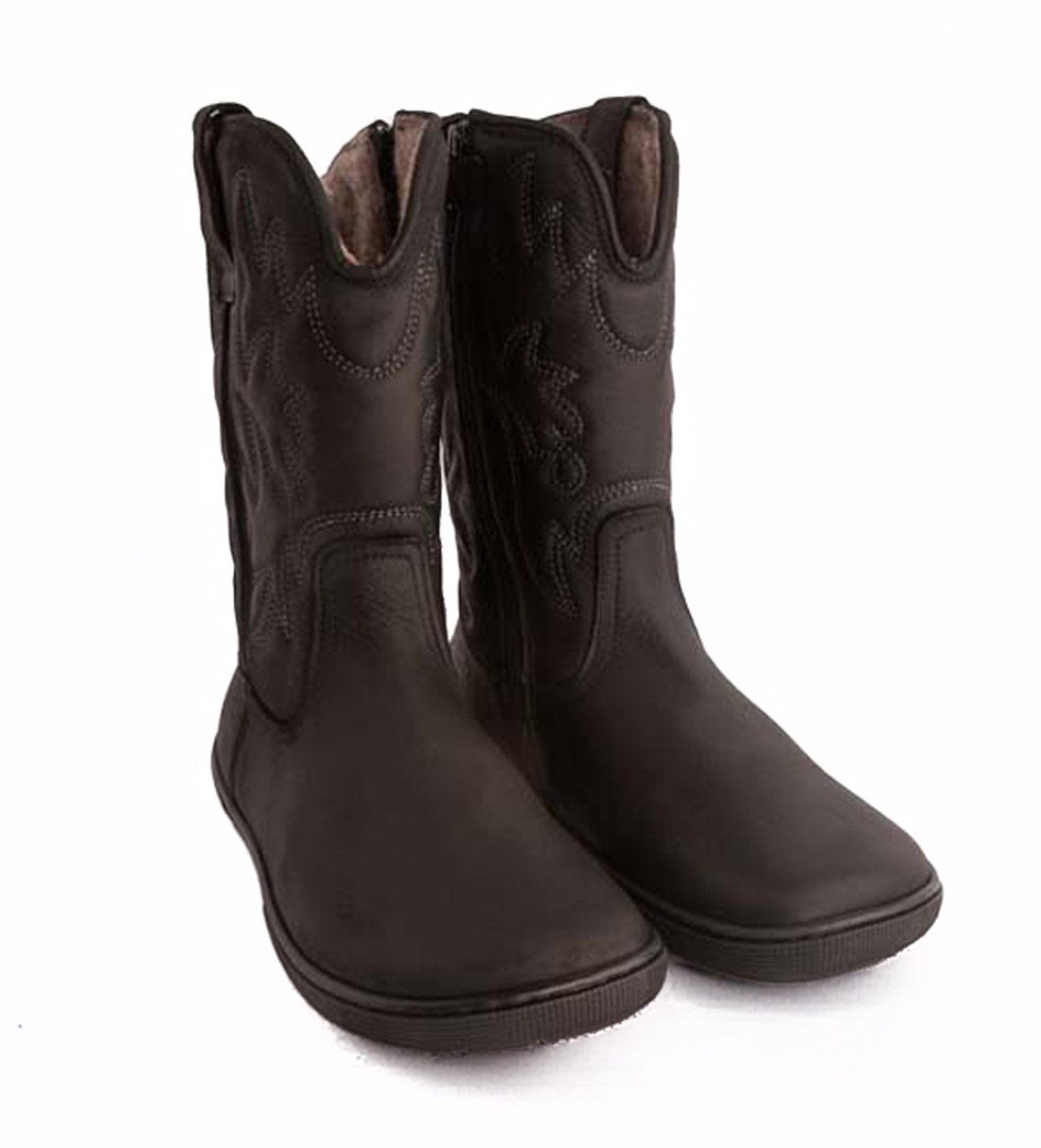 KOEL Koel Damen Barfuß Cowboy Stiefel Hydro Leder Wollfilz Stiefel