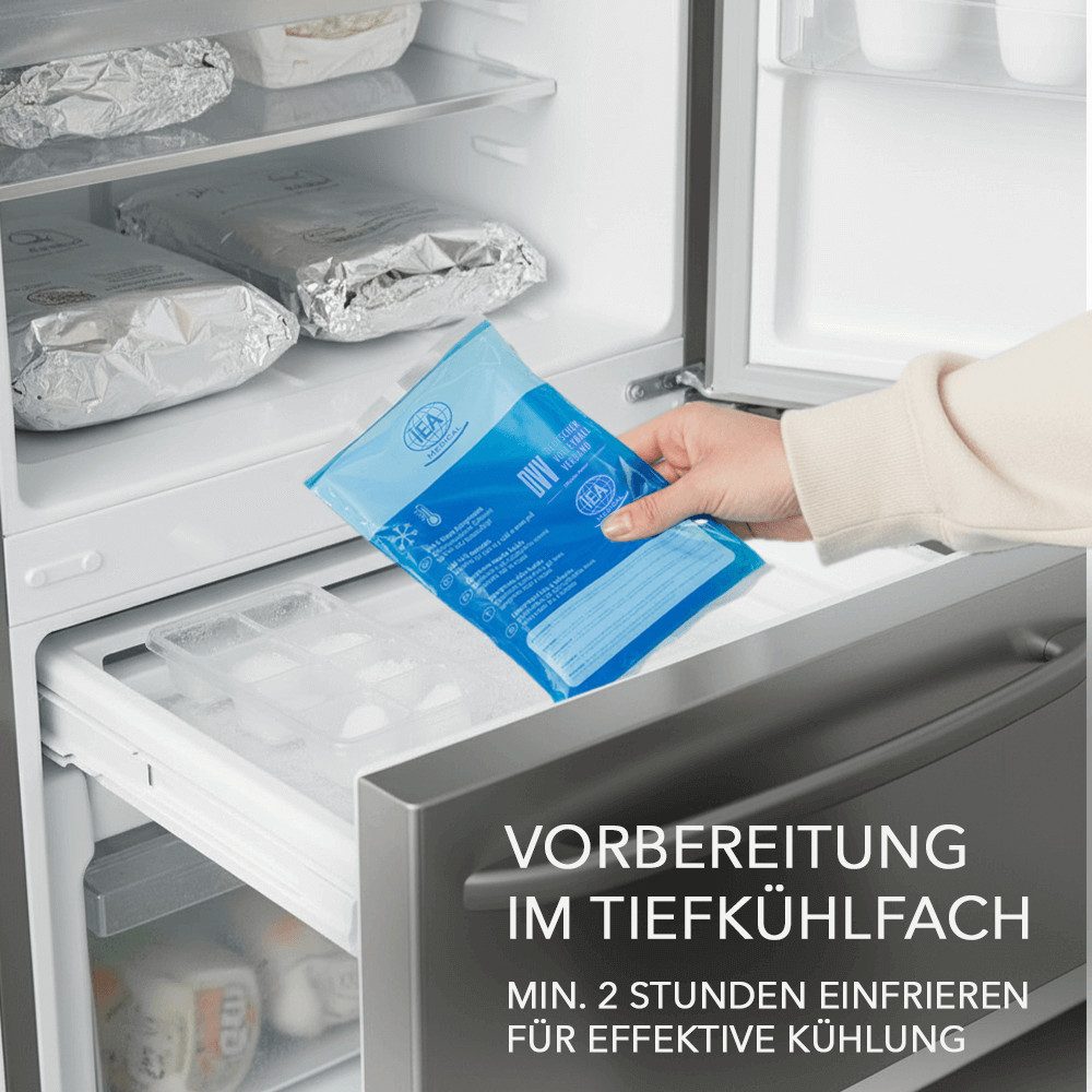 IEA Medical Kalt-Warm-Kompresse Kalt-Warm Gelkompresse – wiederverwendbar, für Gefrierfach/Mikrowelle, Mischset 3-tlg., Mischset, Gel-Kühlpad, Kühlpack: Kalt/Warm für Alltag & Verletzungen