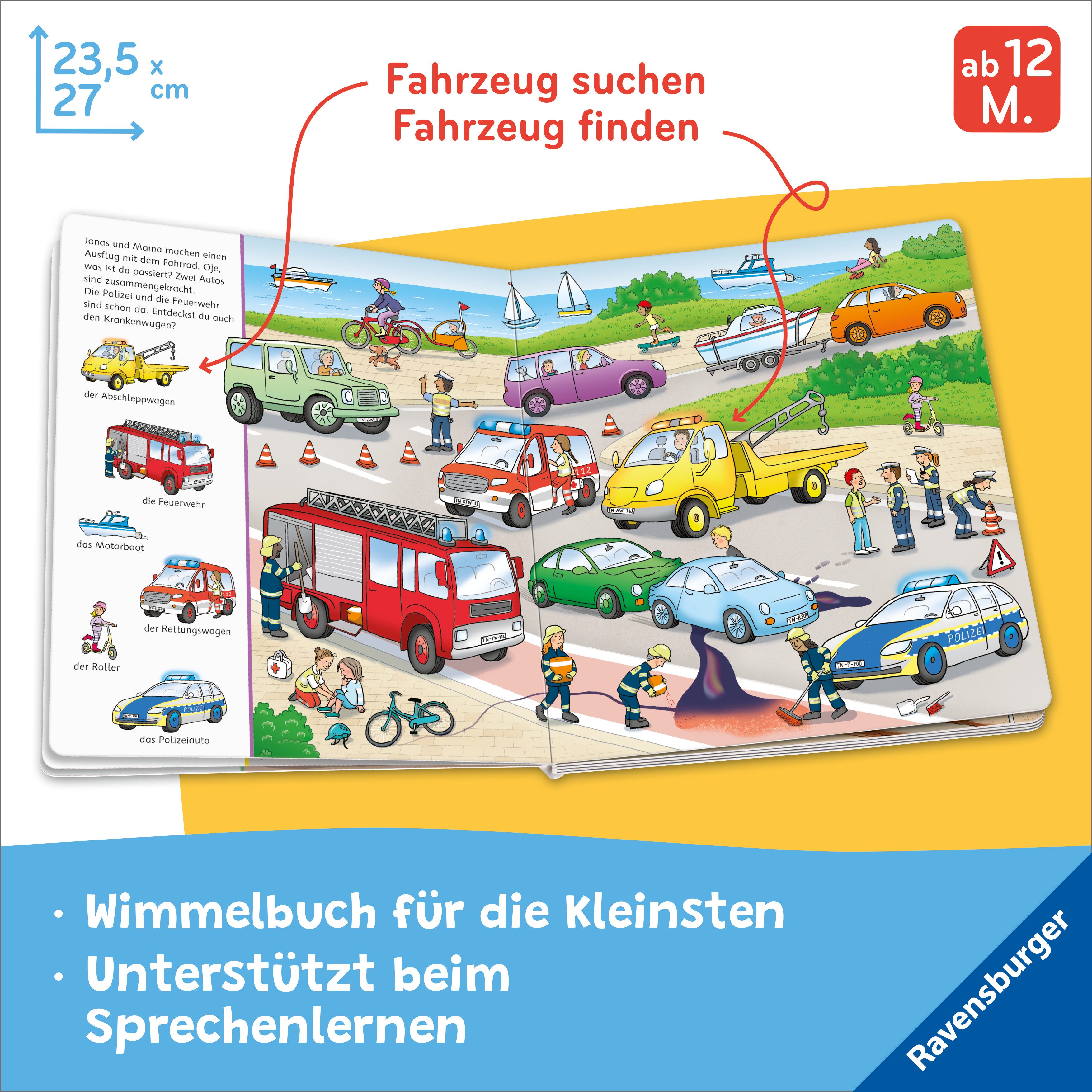 Mein erstes Sachen suchen Wimmelbuch: Fahrzeuge