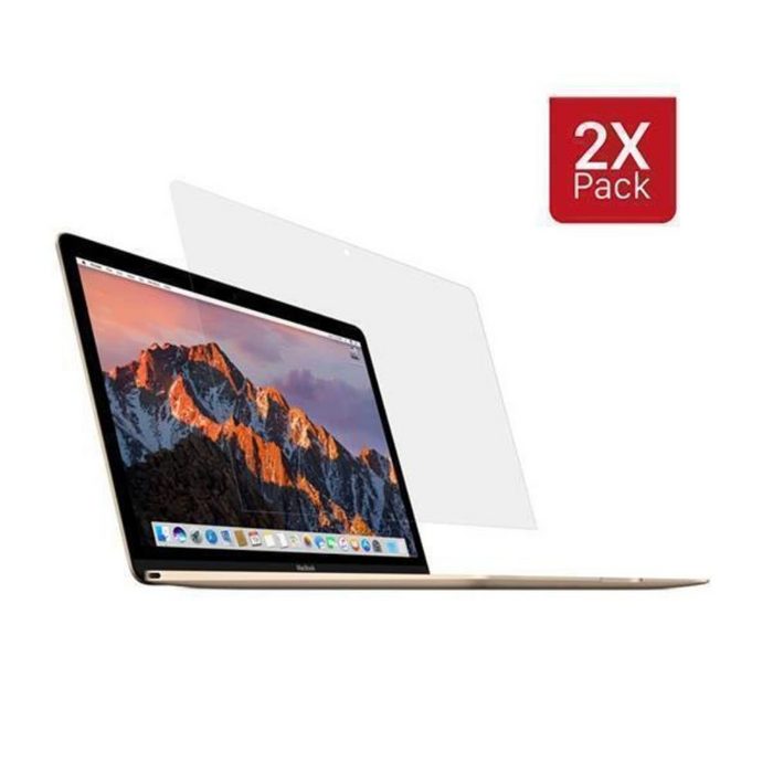 MyGadget Schutzfolie 2x Display Schutzfolie [Klar] Crystal Clear für Apple MacBook 12" Retina (ab 2015) A1534