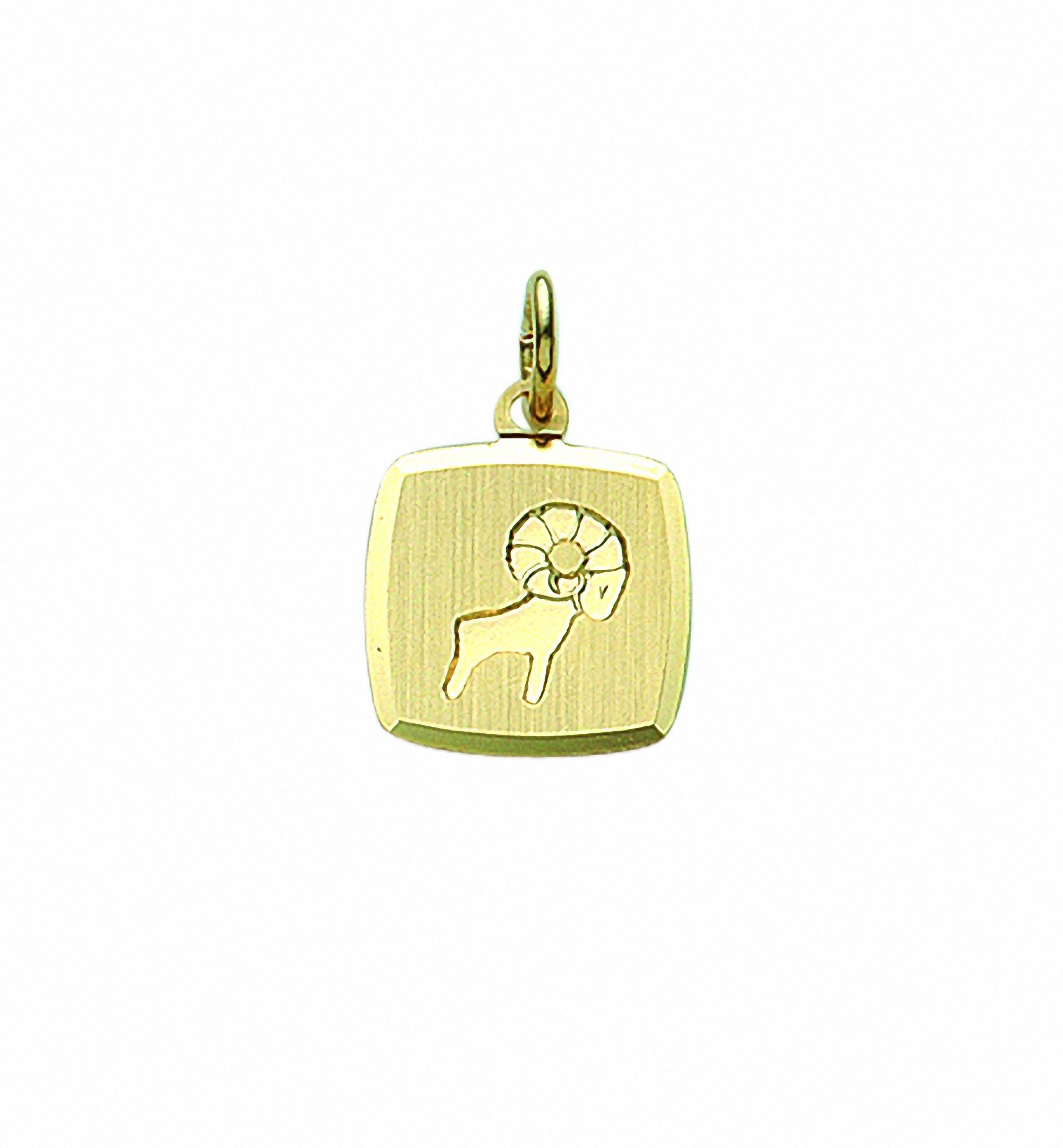 Kette mit Anhänger Damen & Herren 333 Gold Sternzeichen Anhänger Widder