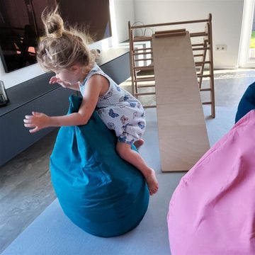 Sanosoft Sitzsack Kinder - Sitzkissen - Handmade, Öko-Tex und TÜV geprüft