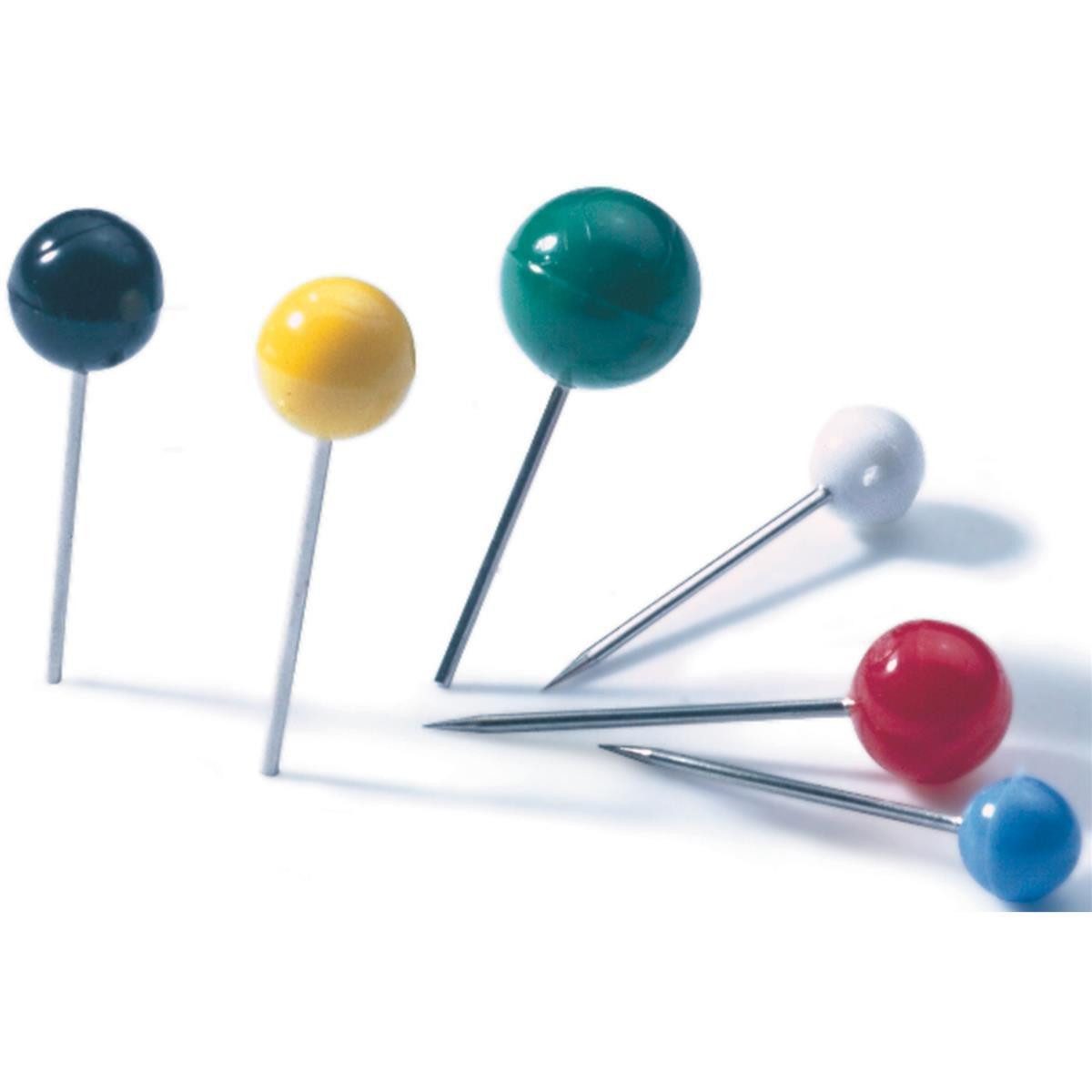 Albert & Co Stecknadeln ALCO Markierungsnadel 810 8x16mm weiß 20 St./Pack.