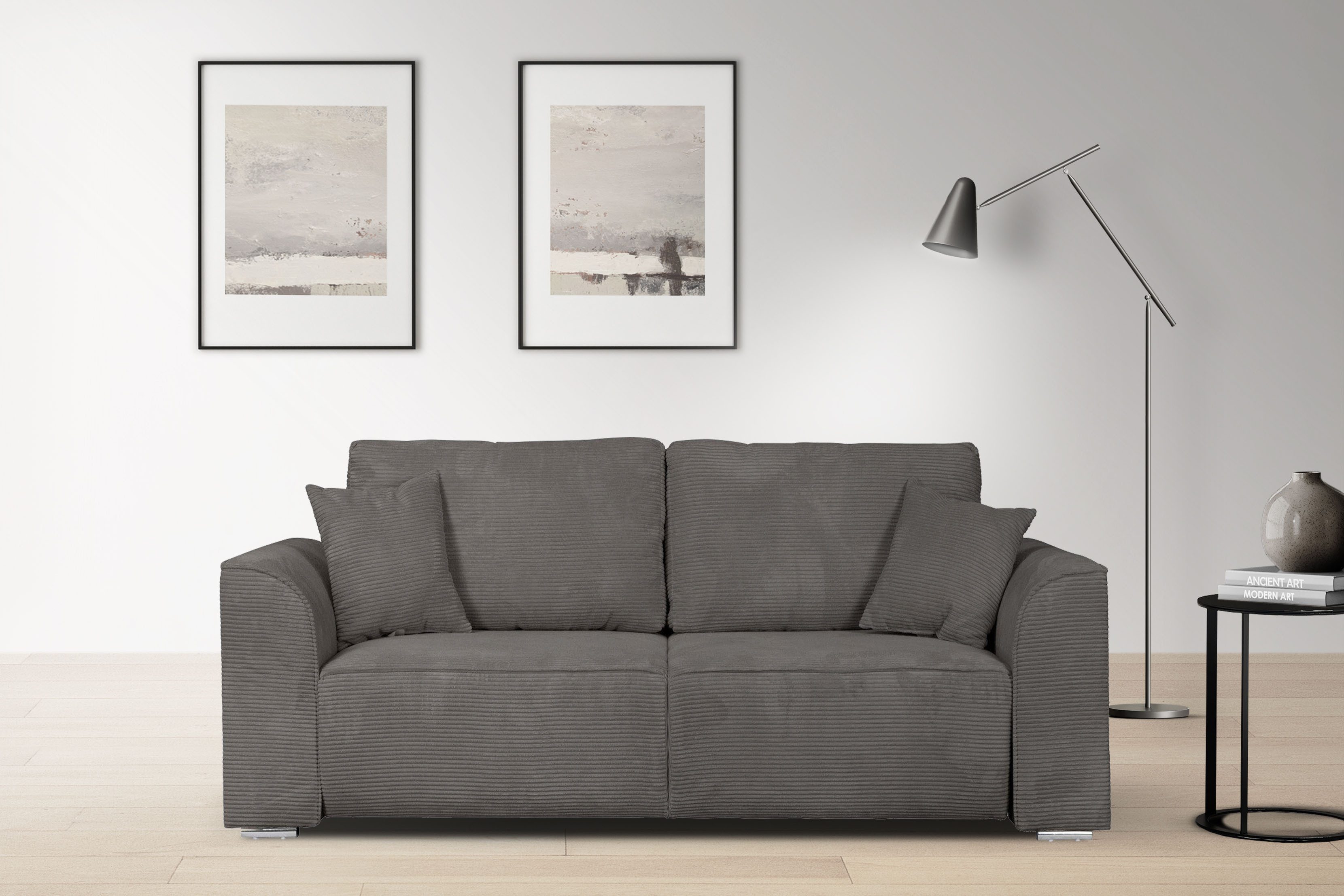 OTTO home 2-Sitzer "BEATRICE, erhältlich in trendigen Stoffoptionen, B/T/H: günstig online kaufen