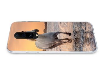 MuchoWow Handyhülle Pferde - Sonne - Meer - Strand - Tiere, Phone Case, Handyhülle OnePlus 7 Pro, Silikon, Schutzhülle