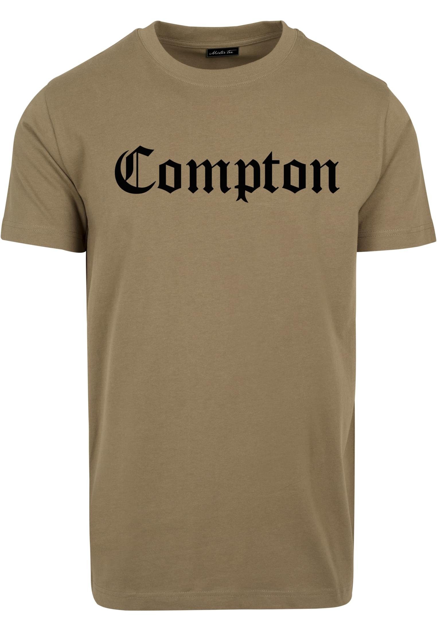 MisterTee T-Shirt Herren Compton (1-tlg) olive Tee