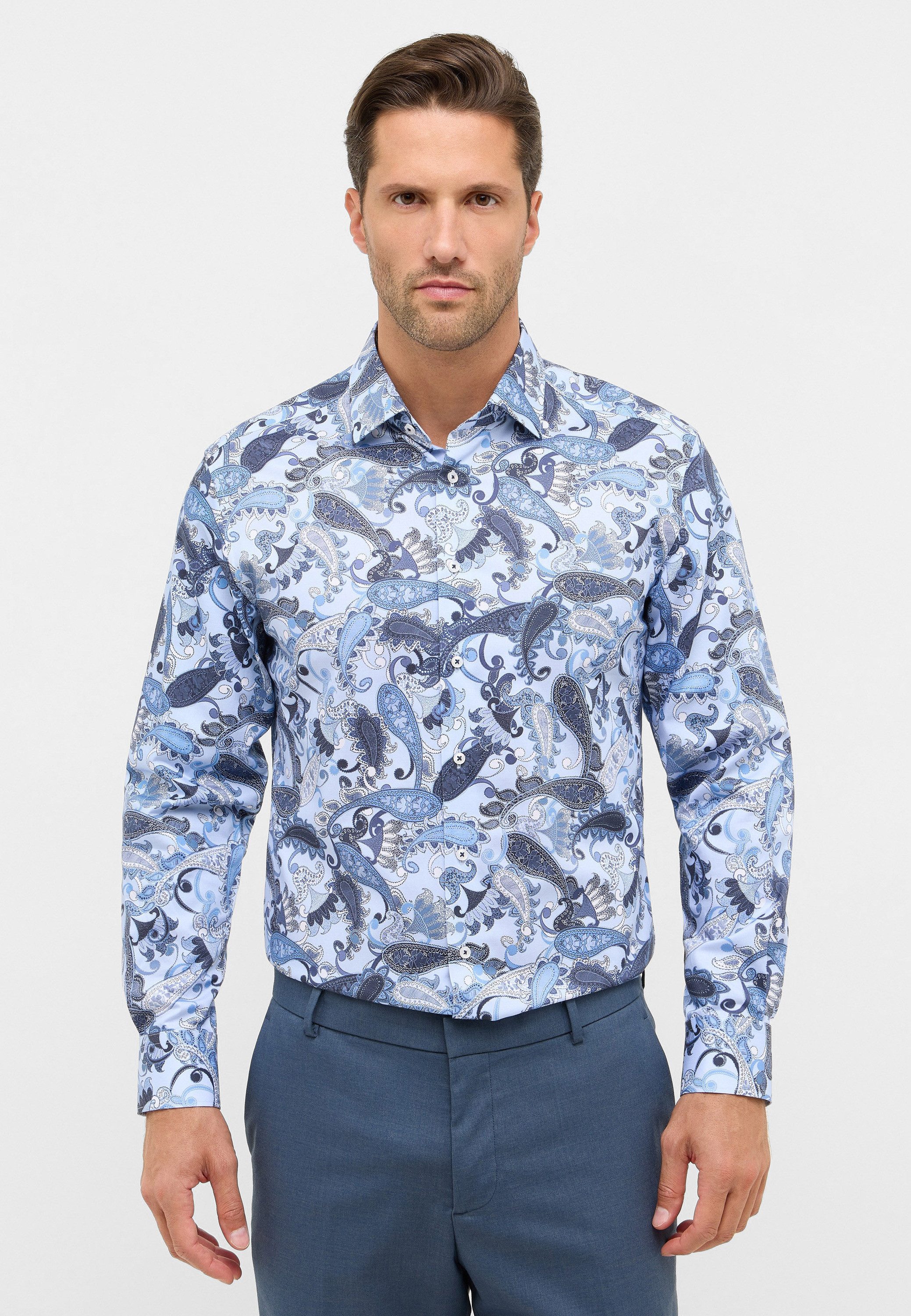 Eterna Langarmhemd MODERN FIT NON IRON (bügelfrei)