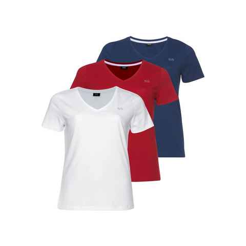 H.I.S T-Shirt Essential-Basics (Spar-Set, 3er-Pack) Große Größen