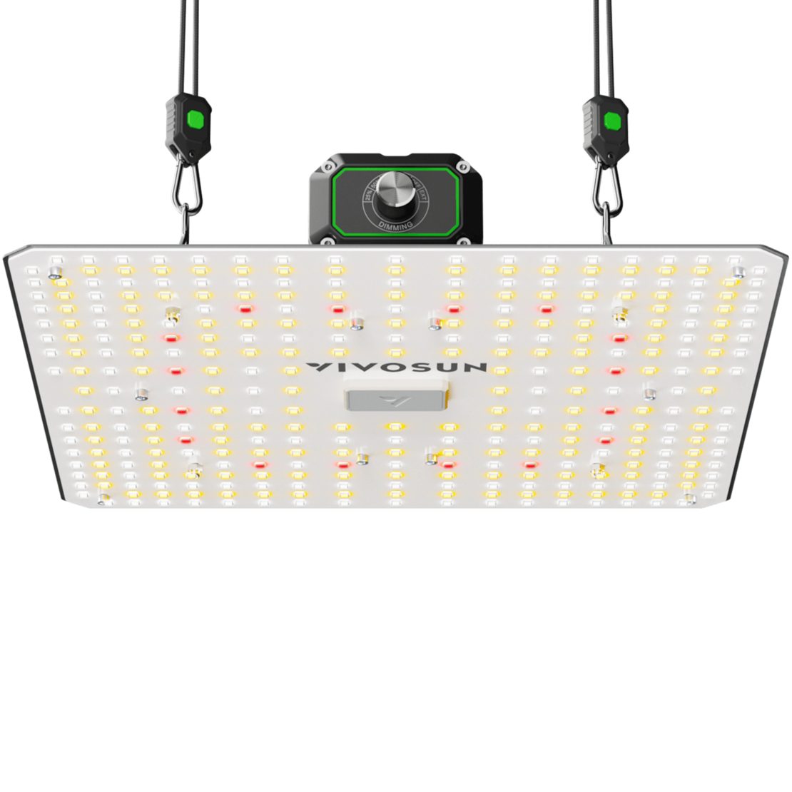 VIVOSUN Pflanzenlampe VIVOSUN LumaLight, LED fest integriert, Vollspektrum, 100W High-PPFD für Indoor-Pflanzen